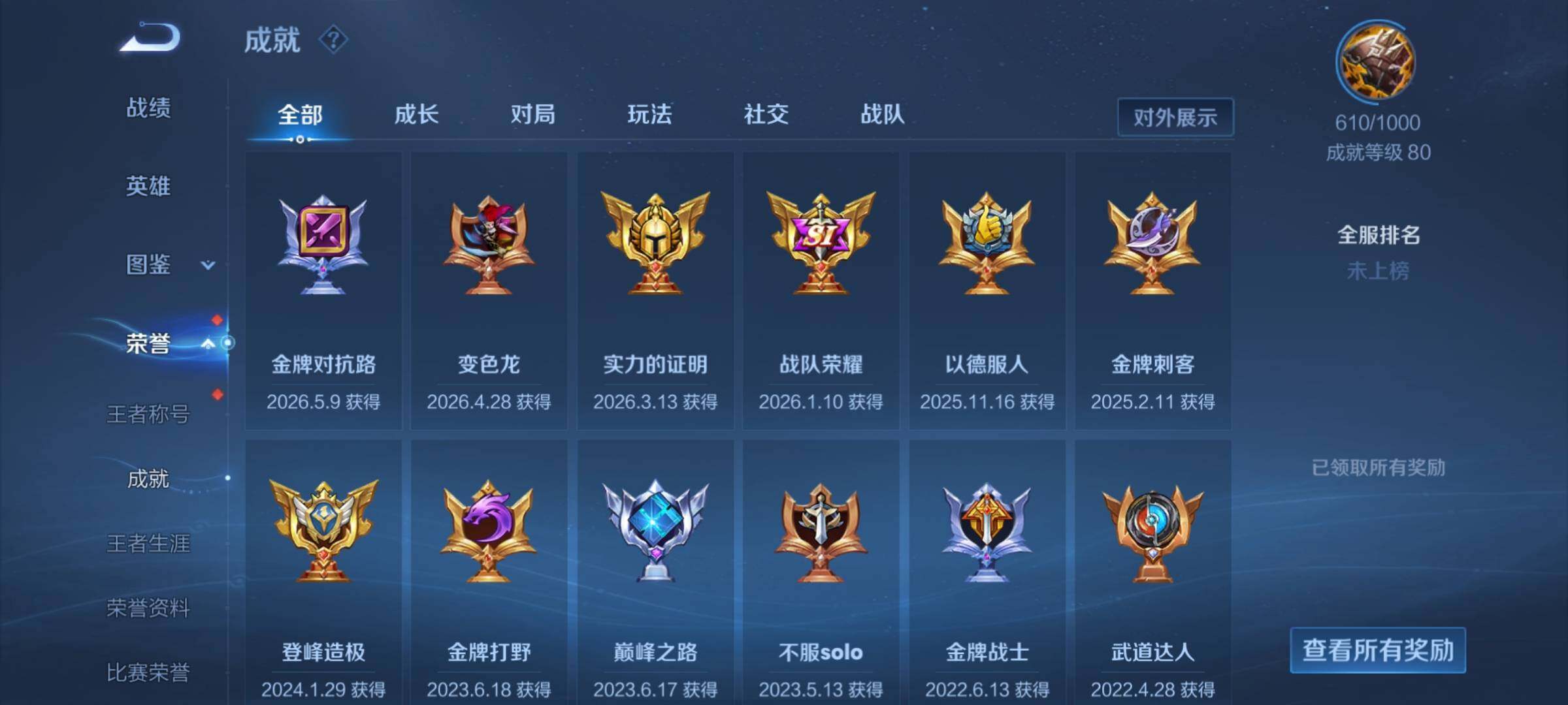 WZDN4550671王者荣耀账号详情图6 WZDN4550671王者荣耀账号详情图6