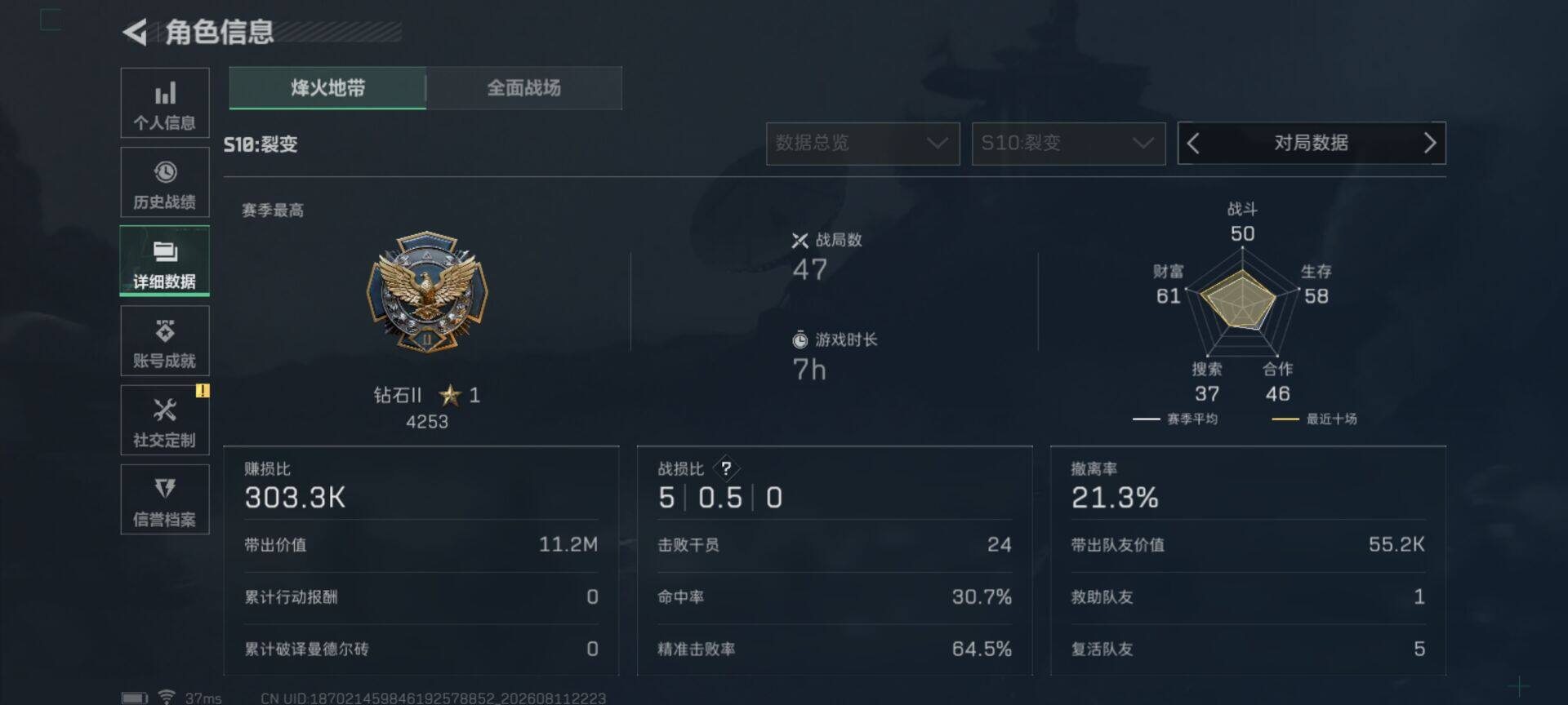 SJZQM4234344三角洲行动账号详情图8 SJZQM4234344三角洲行动账号详情图8