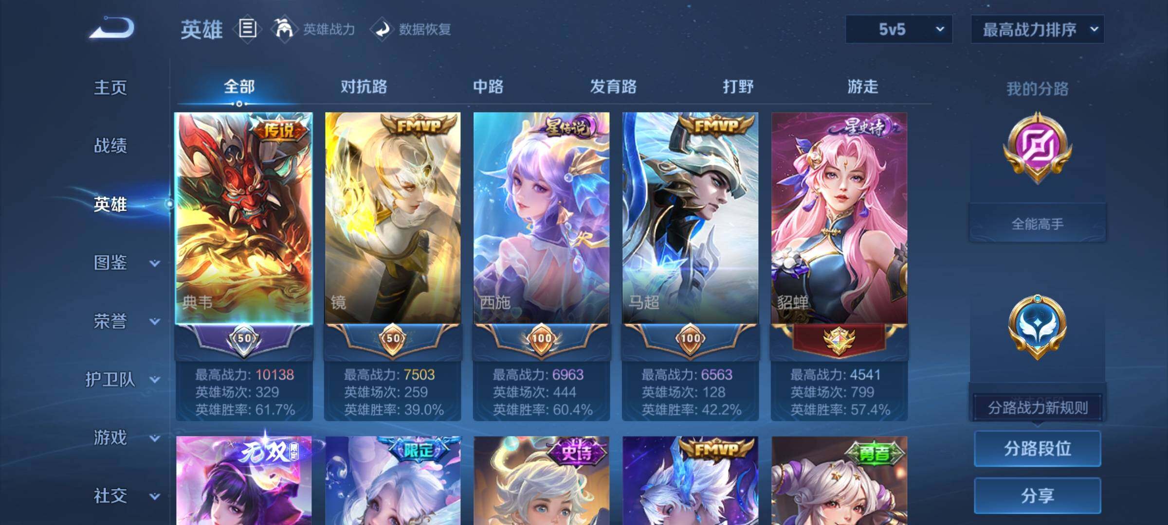 WZQM4550697王者荣耀账号详情图6