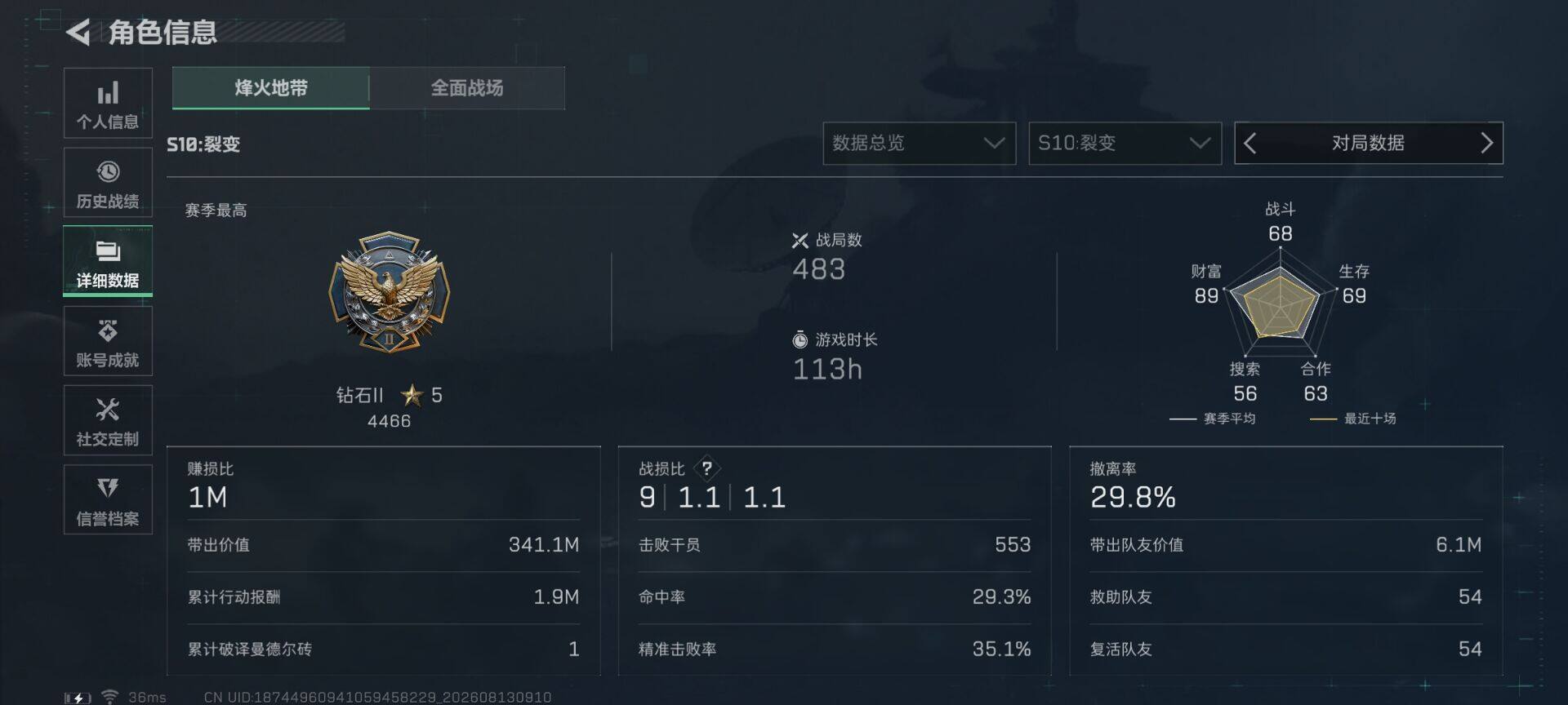 SJZEY4234967三角洲行动账号详情图5 SJZEY4234967三角洲行动账号详情图5