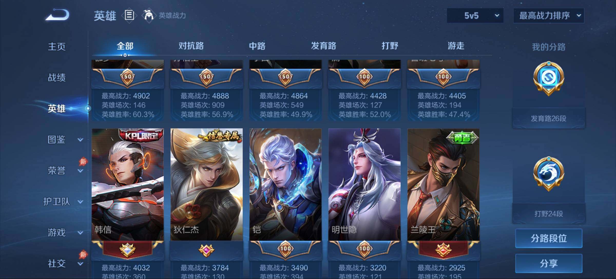 WZQM4554487王者荣耀账号详情图6