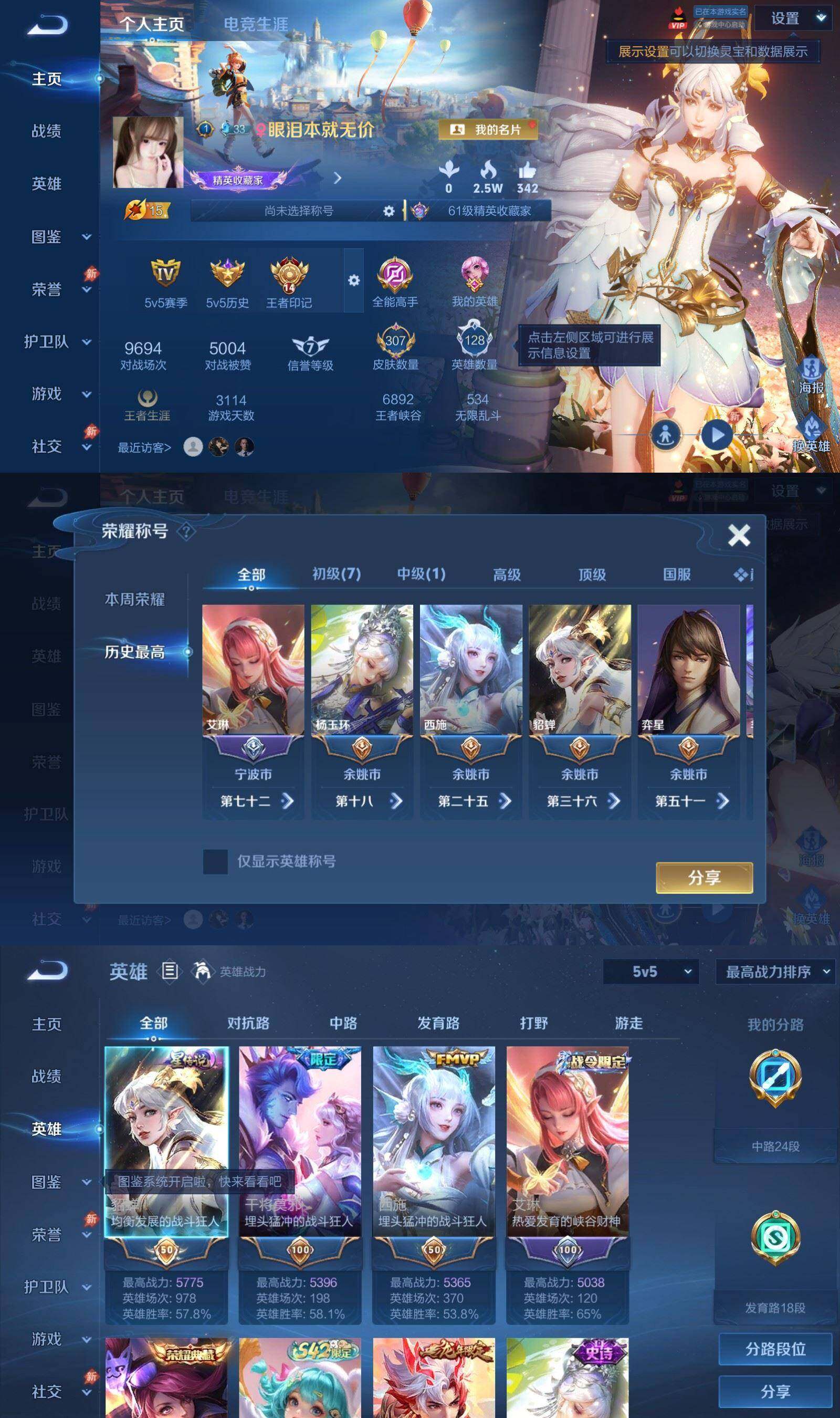 WZQM4553053王者荣耀账号详情图3 WZQM4553053王者荣耀账号详情图3