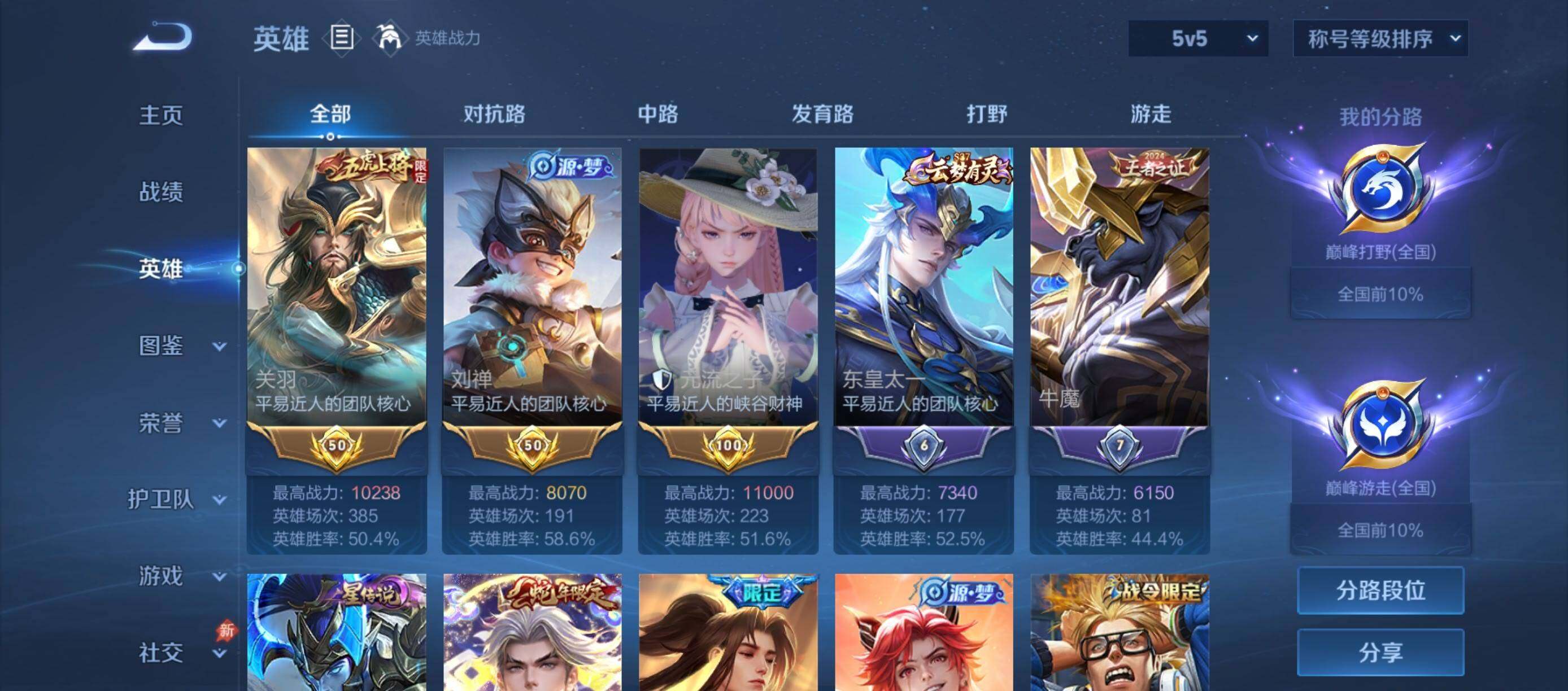 WZQM4559300王者荣耀账号详情图4 WZQM4559300王者荣耀账号详情图4
