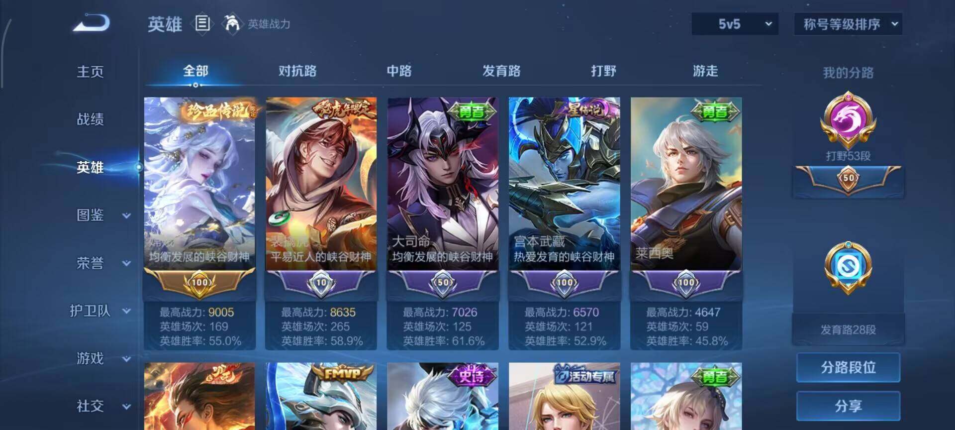 WZQM4561788王者荣耀账号详情图5 WZQM4561788王者荣耀账号详情图5