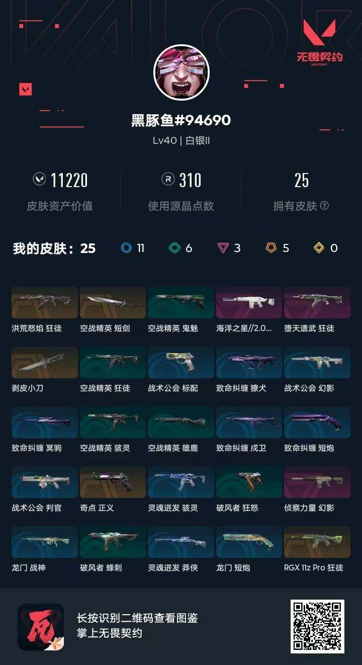 WWQMMN494309无畏契约账号详情图4 WWQMMN494309无畏契约账号详情图4