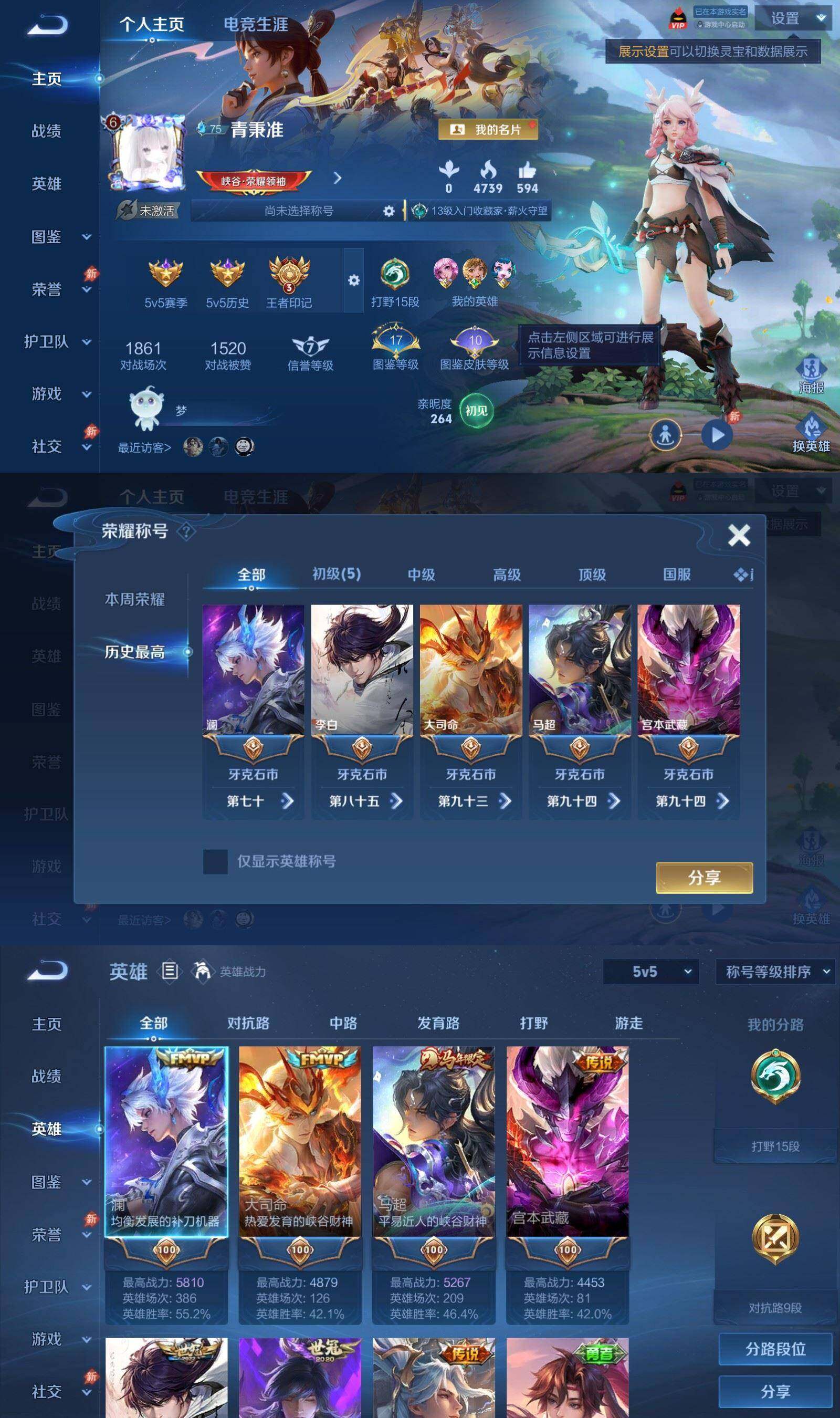 WZPX4559773王者荣耀账号详情图2 WZPX4559773王者荣耀账号详情图2