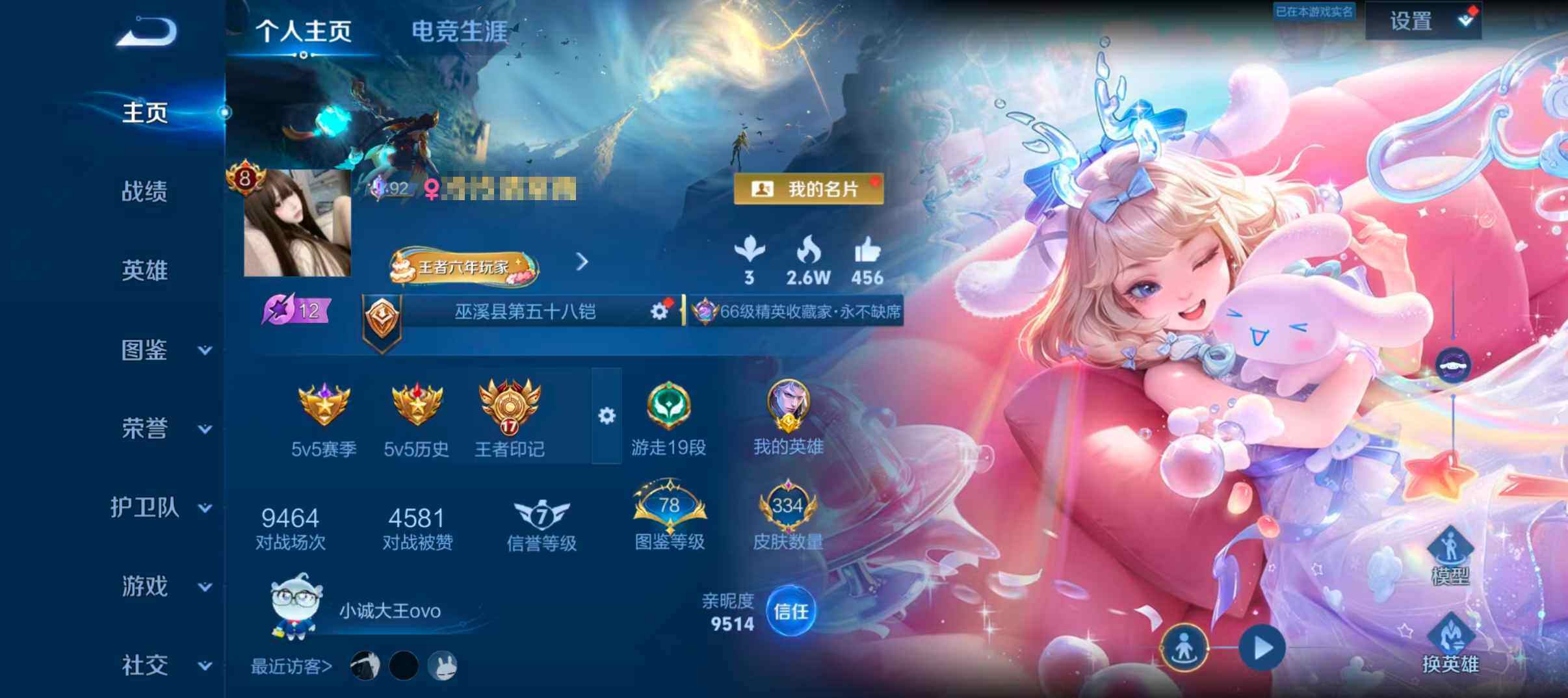 WZQM4645635王者荣耀账号详情图9