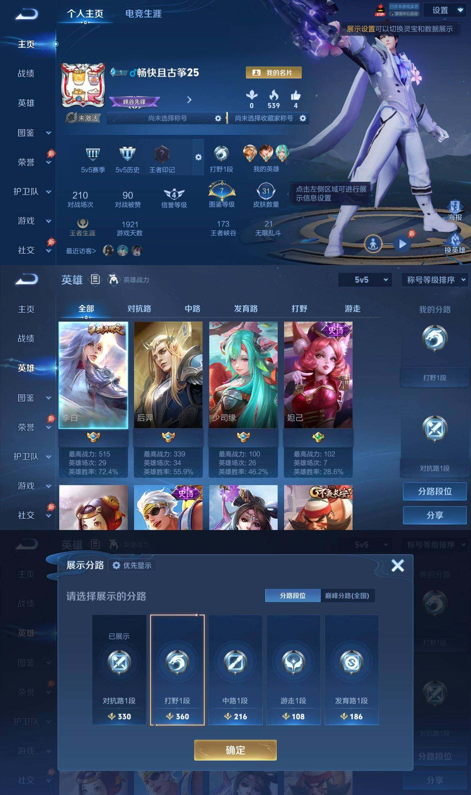 WZPX4563373王者荣耀账号详情图2 WZPX4563373王者荣耀账号详情图2