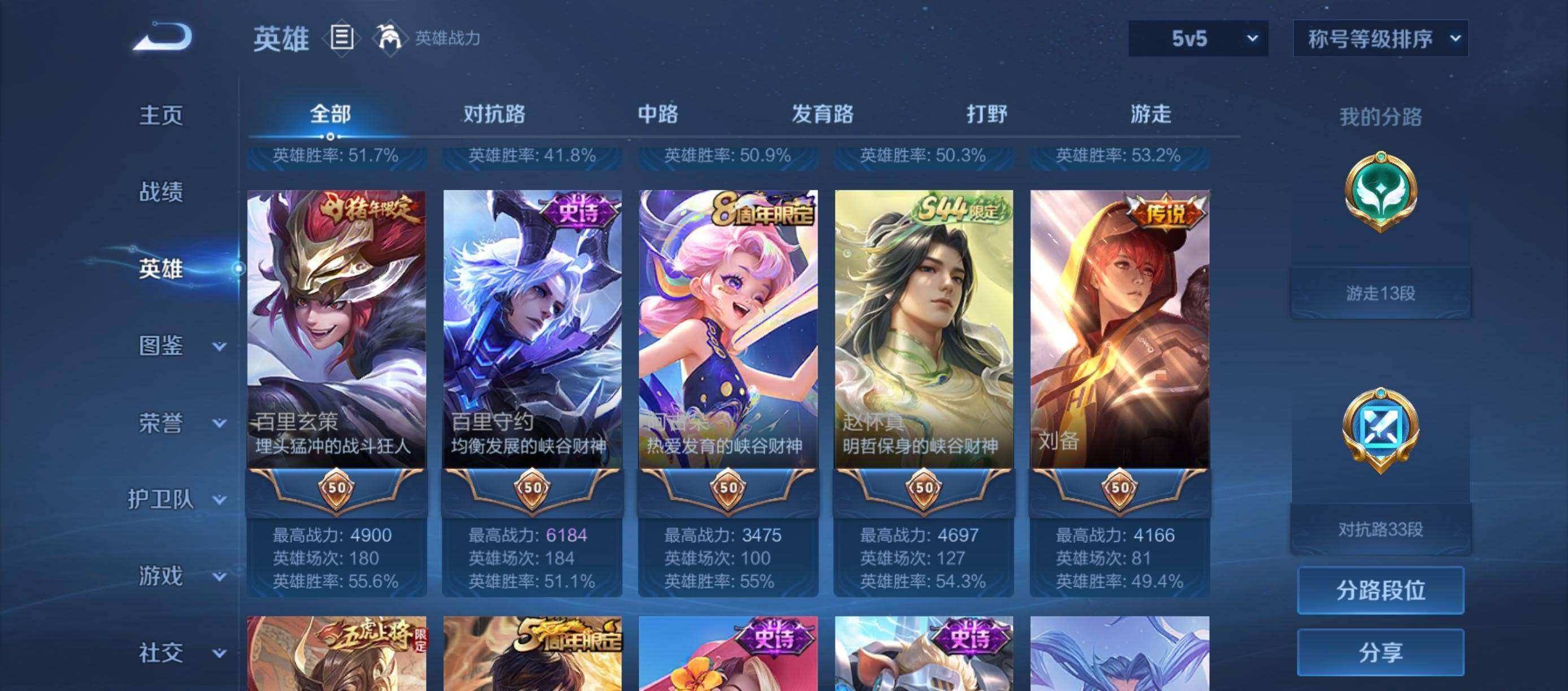 WZMMN4570108王者荣耀账号详情图6 WZMMN4570108王者荣耀账号详情图6
