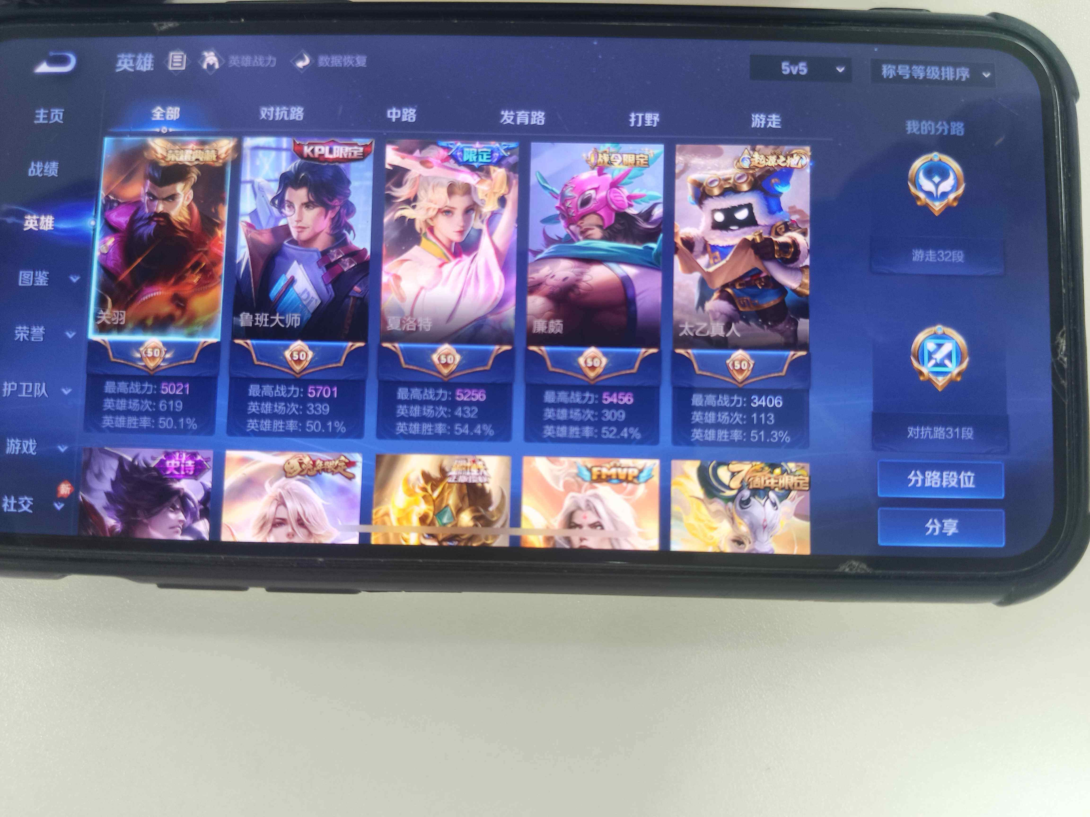 WZDN4565902王者荣耀账号详情图3