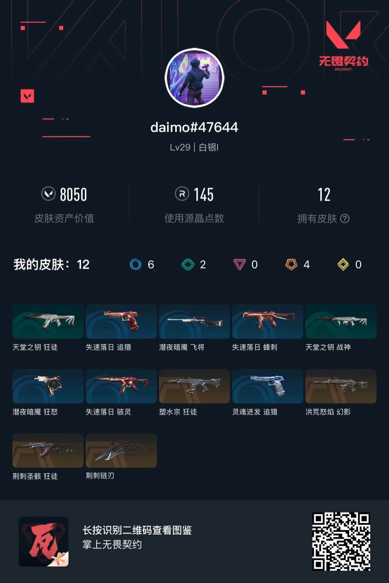WWQMMN492379无畏契约账号详情图4 WWQMMN492379无畏契约账号详情图4