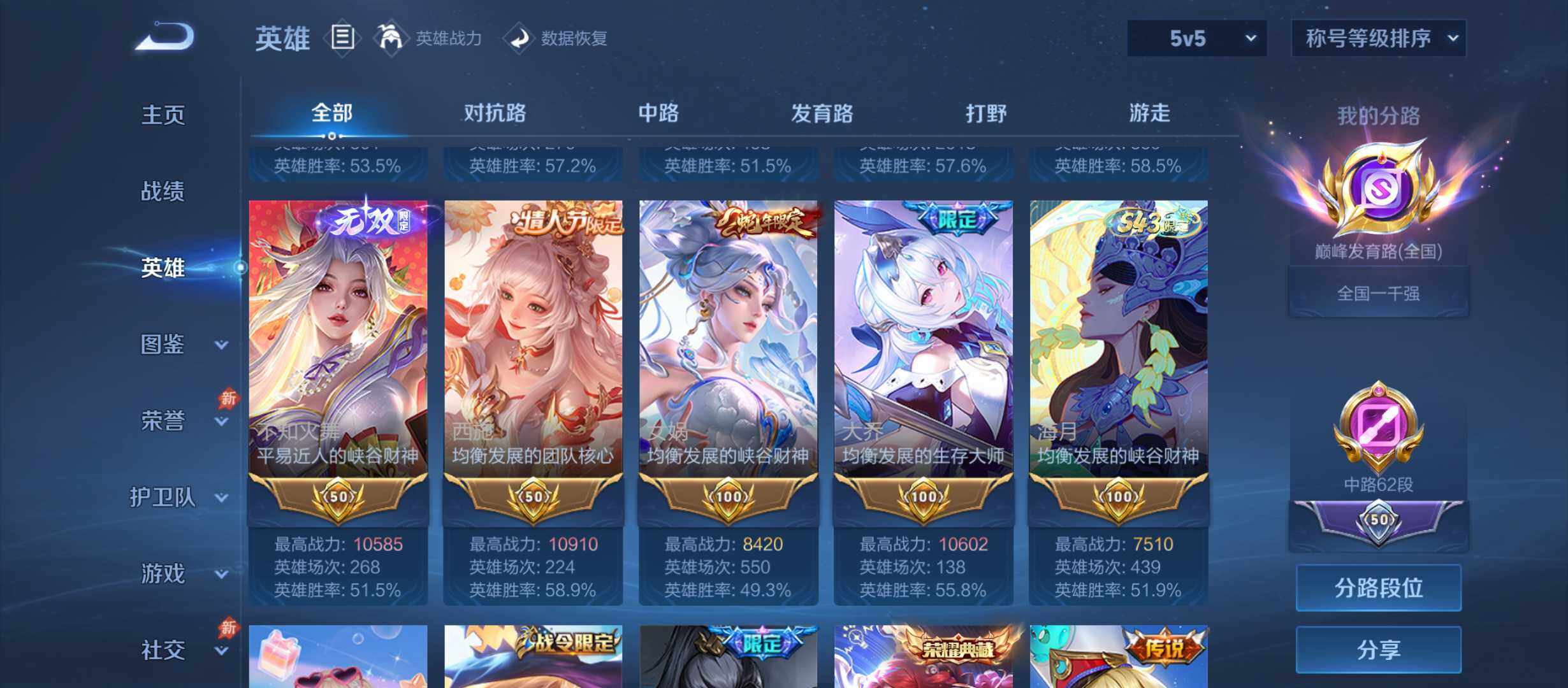 WZQM4590533王者荣耀账号详情图4 WZQM4590533王者荣耀账号详情图4