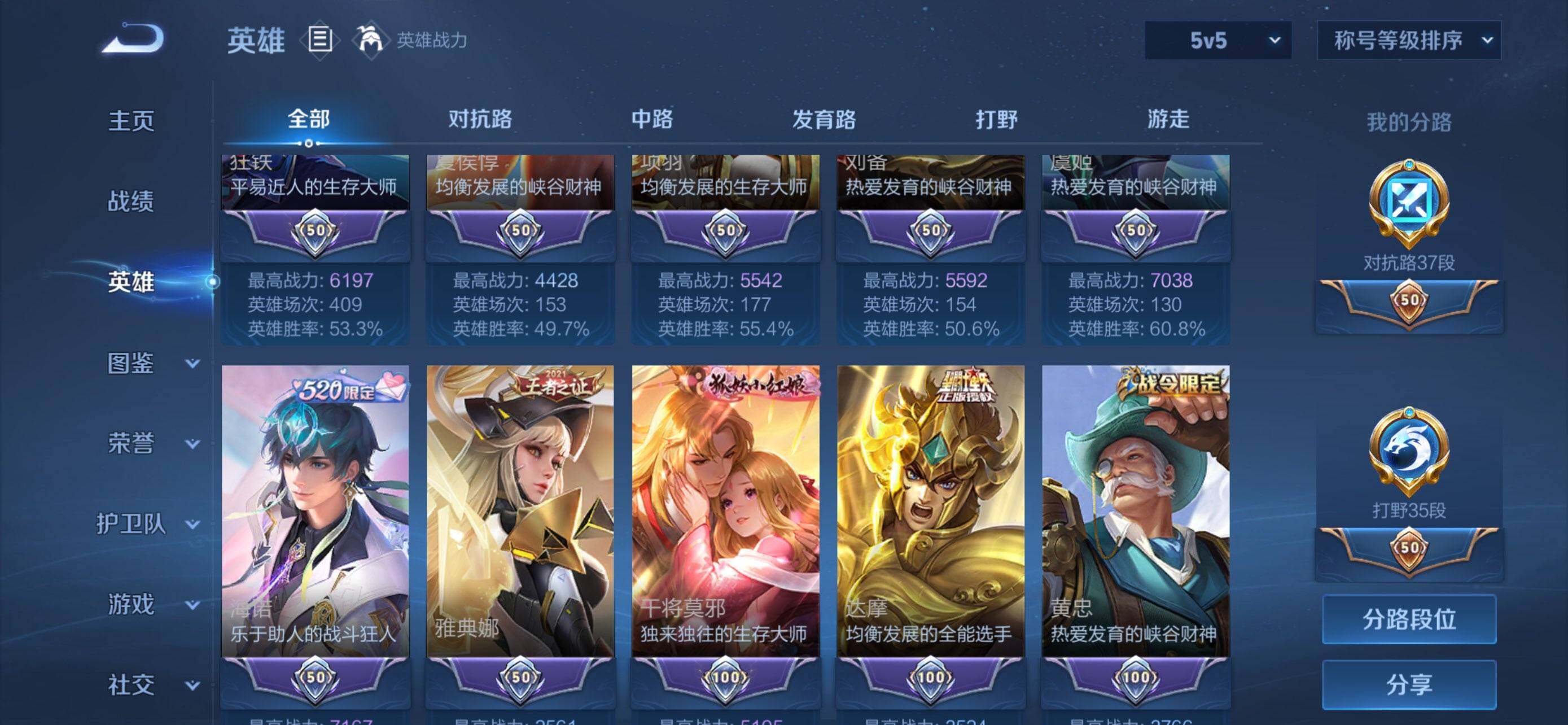 WZMMN4582233王者荣耀账号详情图6