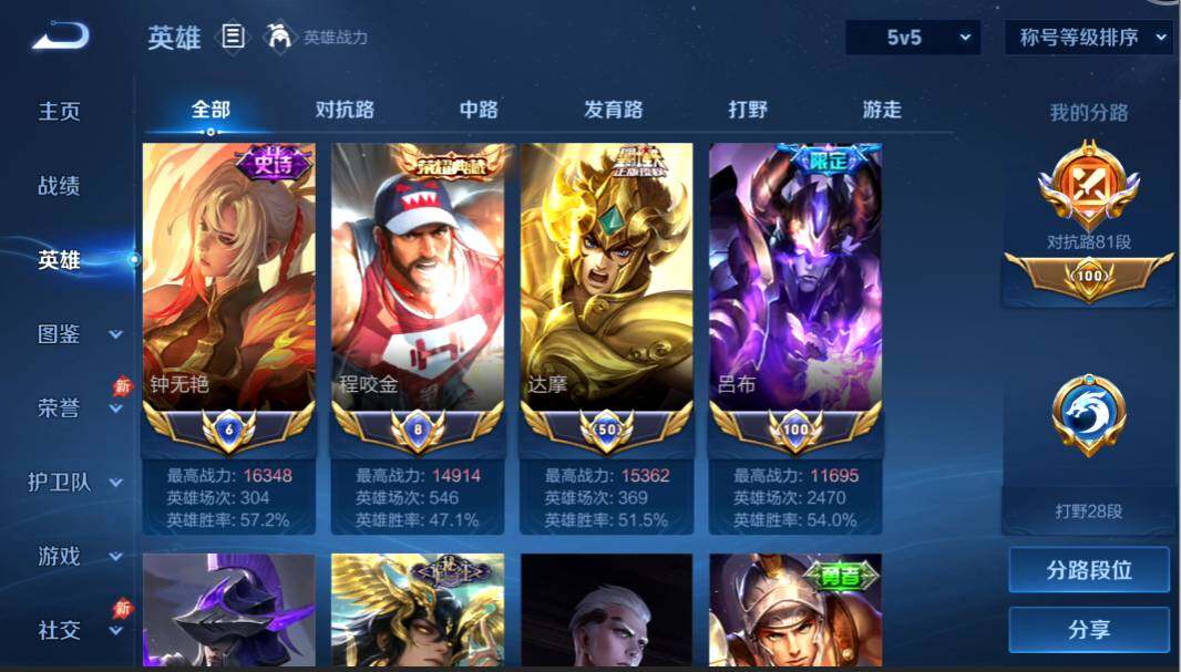 WZMMN4576262王者荣耀账号详情图4