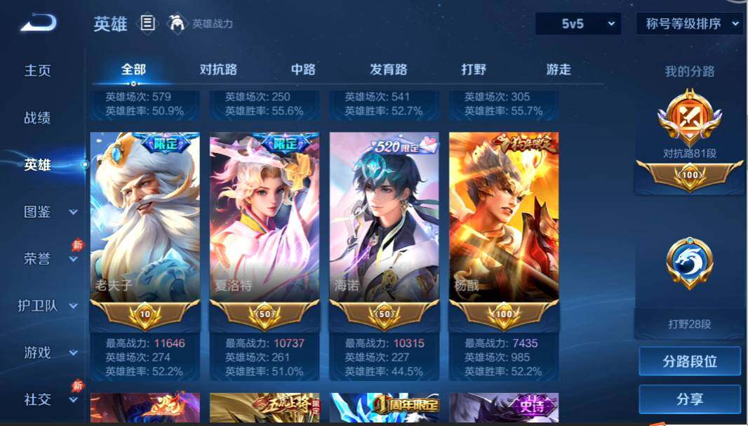 WZMMN4576262王者荣耀账号详情图6