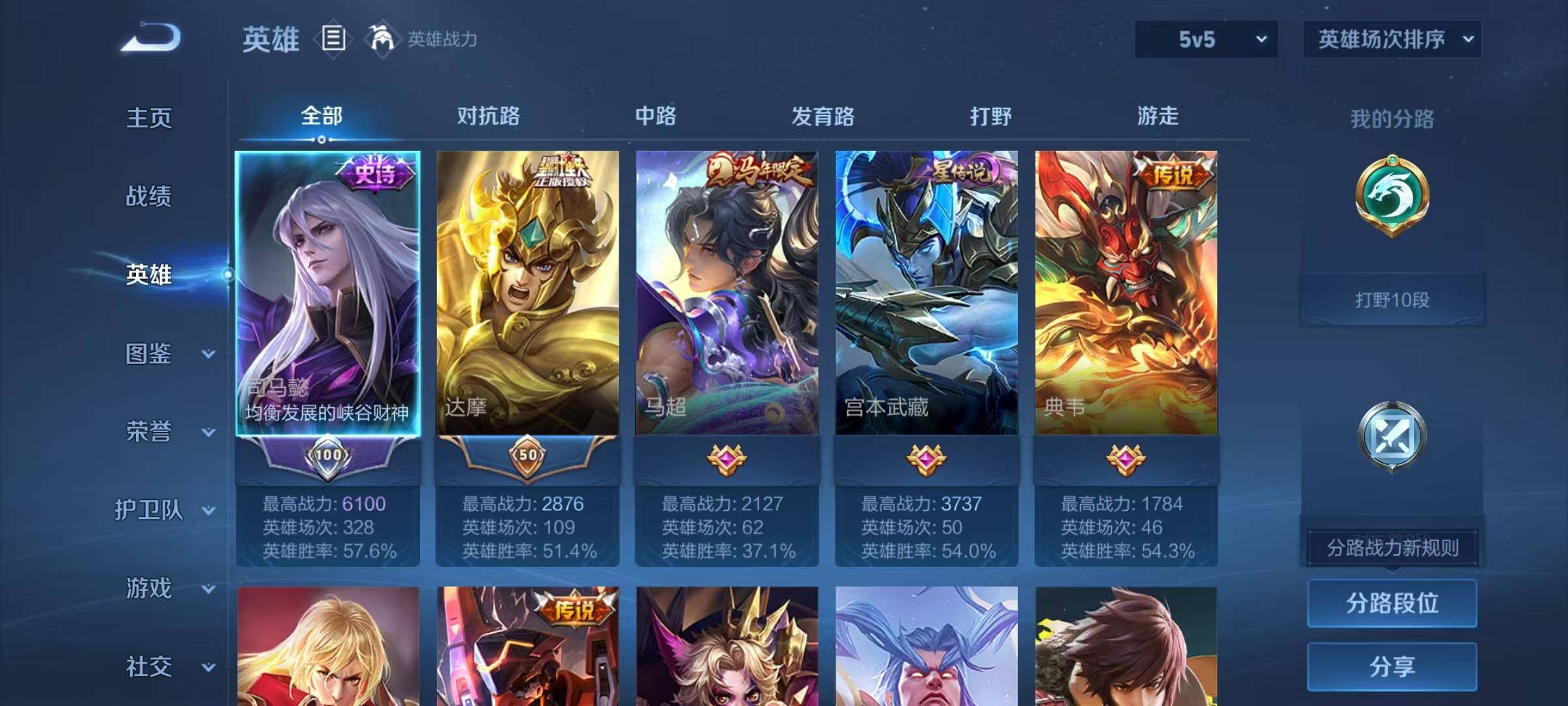 WZMMN4594091王者荣耀账号详情图5 WZMMN4594091王者荣耀账号详情图5