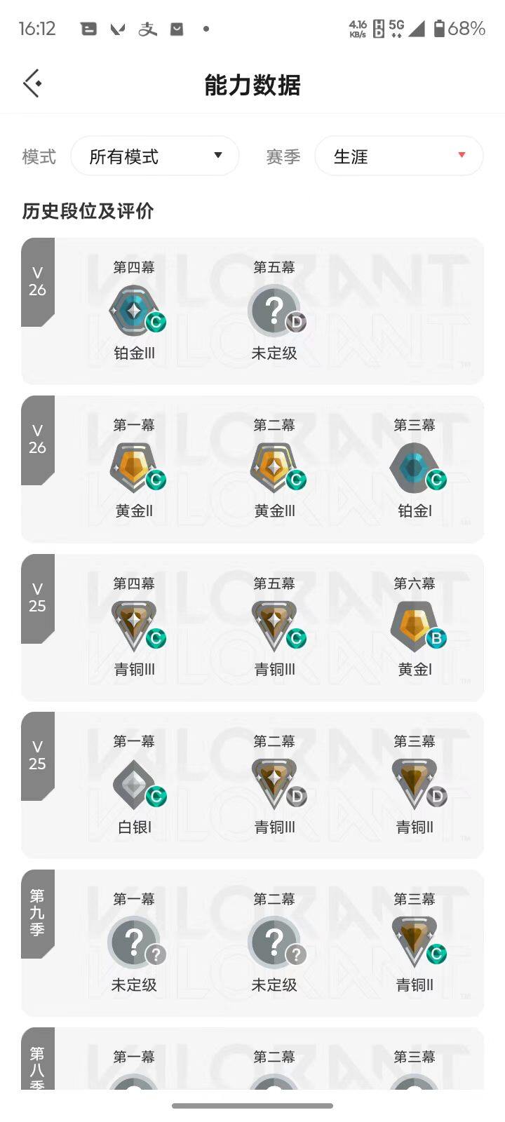 WWQMMN494592无畏契约账号详情图5