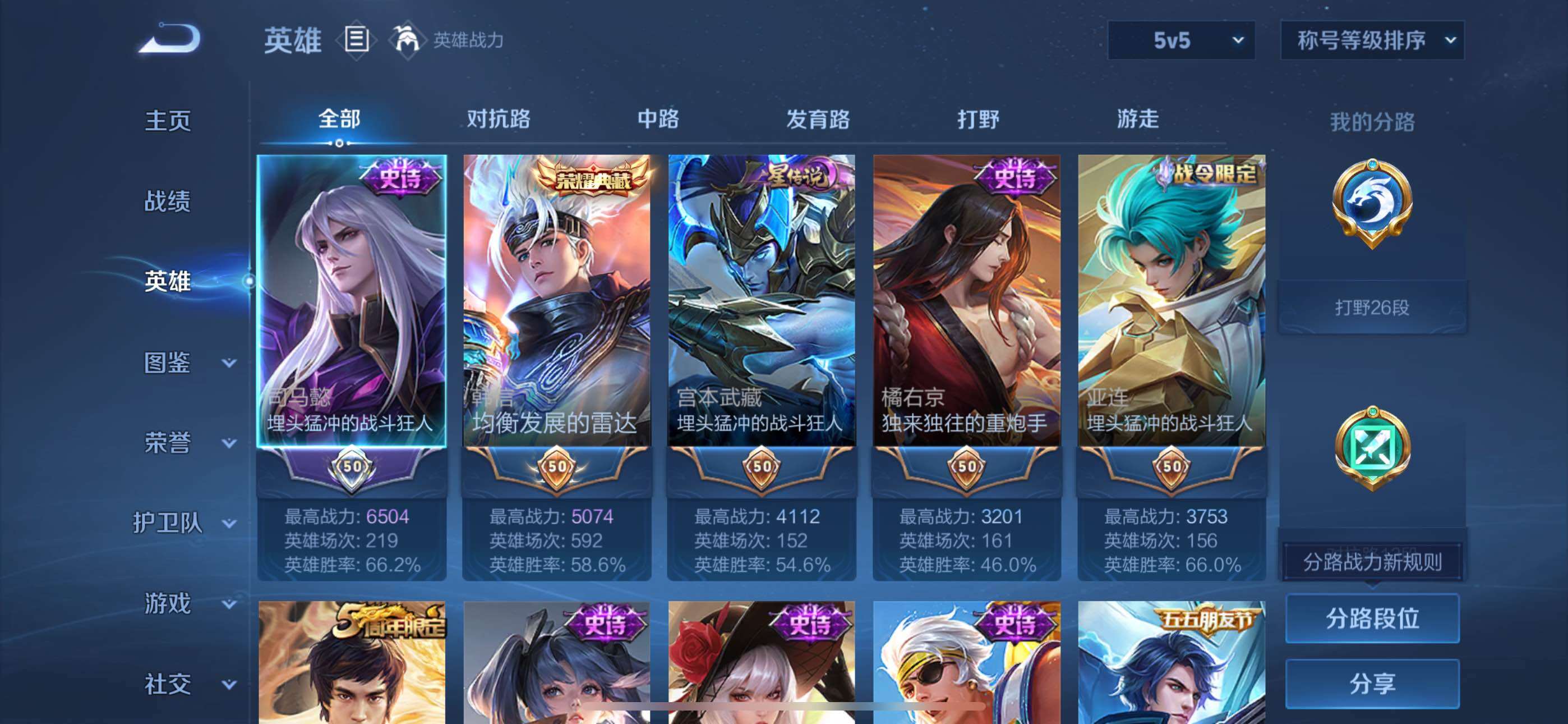 WZQM4579481王者荣耀账号详情图3