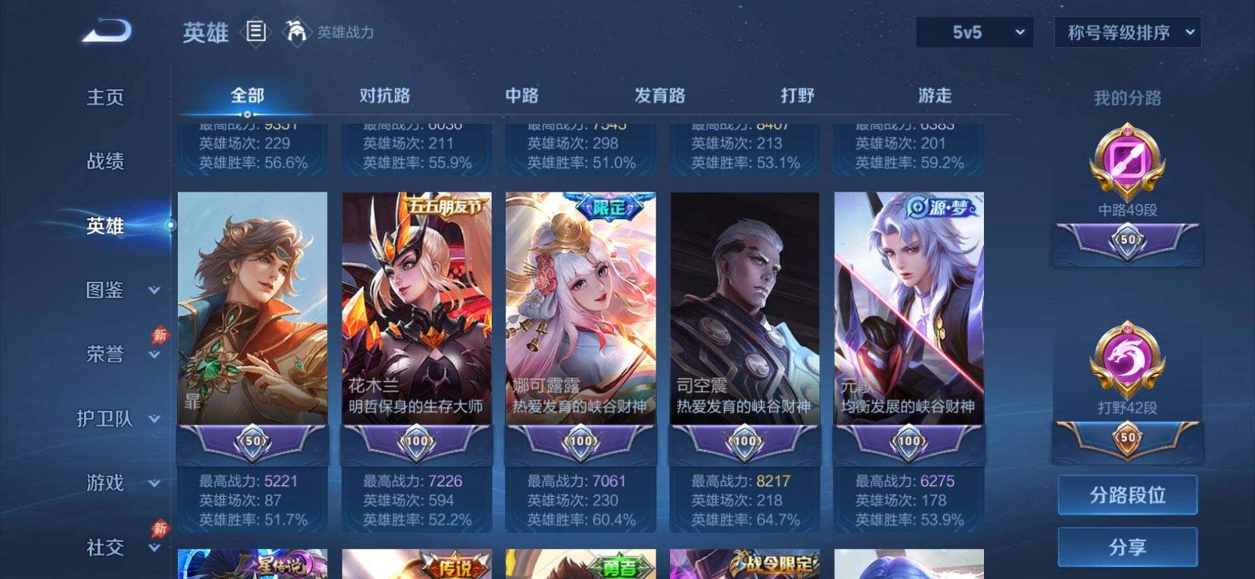 WZQM4588810王者荣耀账号详情图6 WZQM4588810王者荣耀账号详情图6