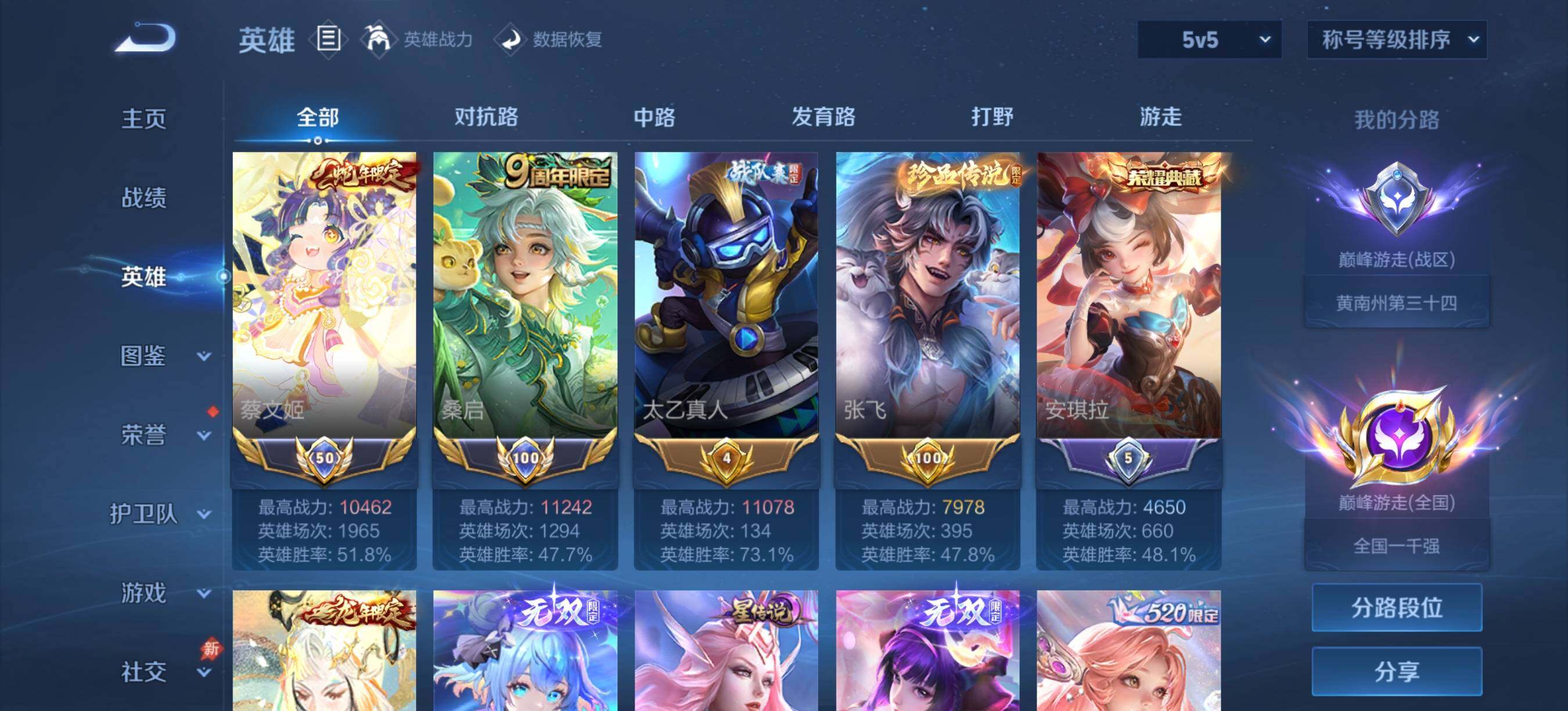 WZXS4580877王者荣耀账号详情图6
