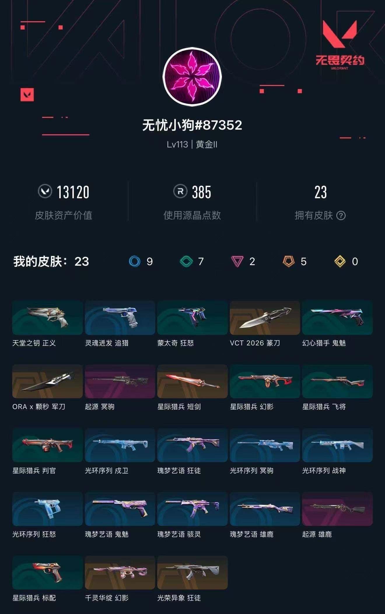 WWQXL493580无畏契约账号详情图4 WWQXL493580无畏契约账号详情图4