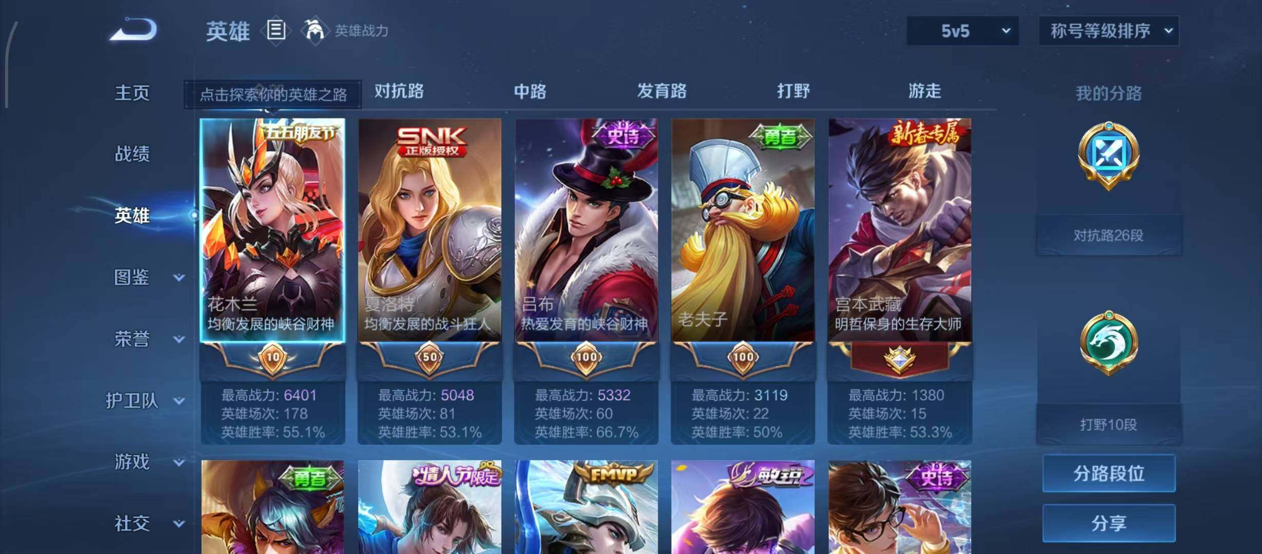 WZQM4581245王者荣耀账号详情图6