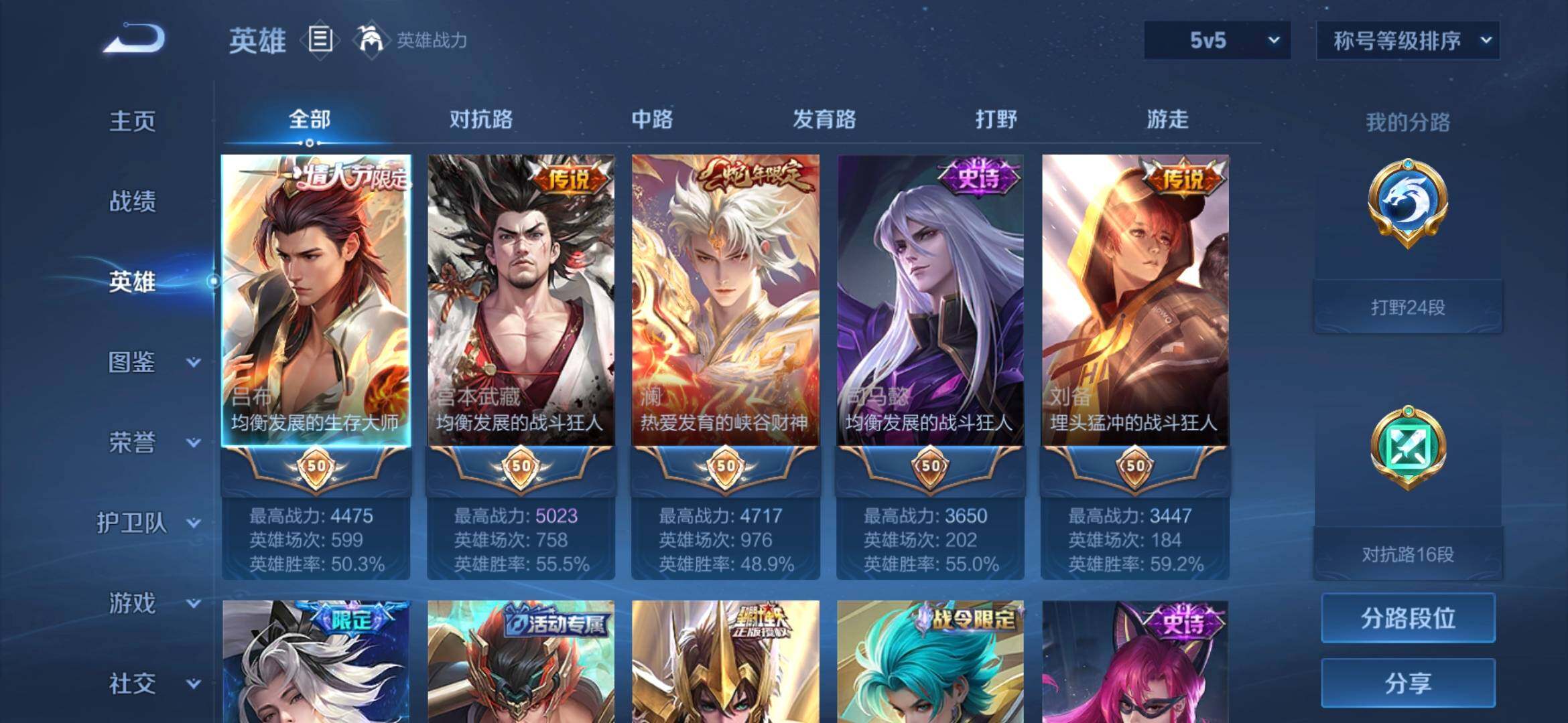 WZMMN4595646王者荣耀账号详情图4