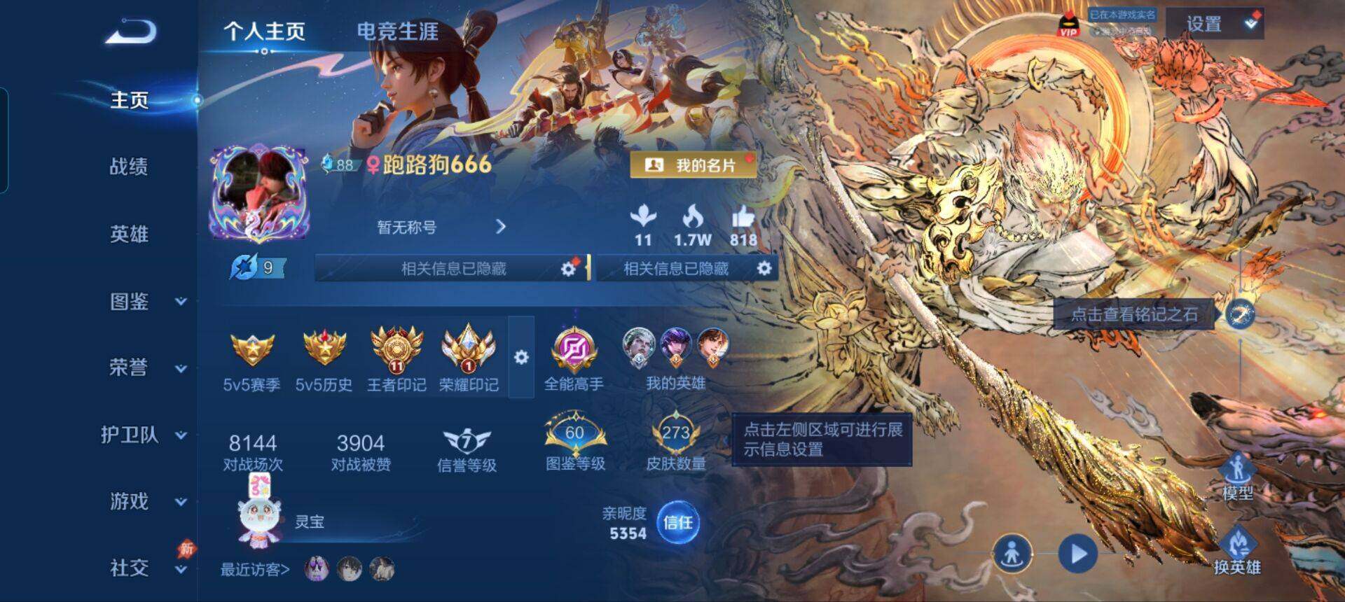 WZQM4603330王者荣耀账号详情图3