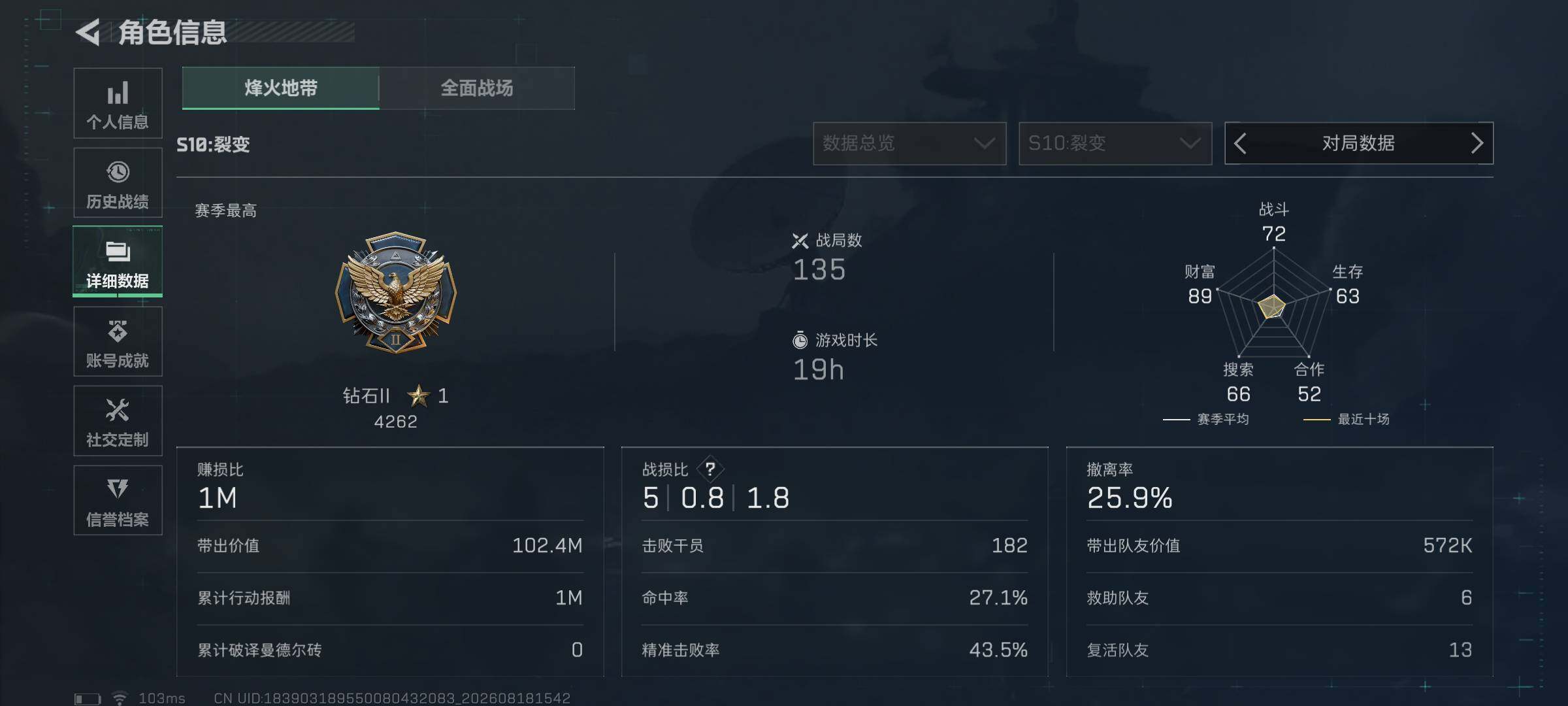 SJZMMN4260337三角洲行动账号详情图6