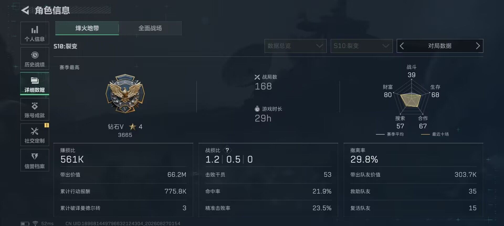 SJZEY4262183三角洲行动账号详情图15 SJZEY4262183三角洲行动账号详情图15