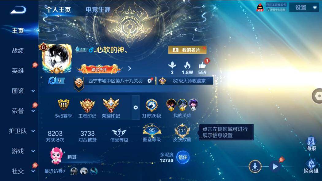 WZMMN4625396王者荣耀账号详情图3