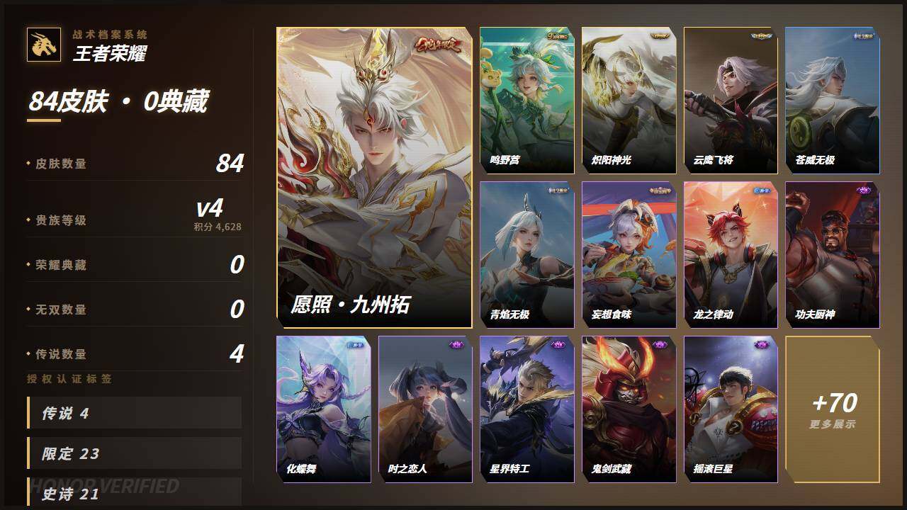 WZLE4621618王者荣耀账号详情图2