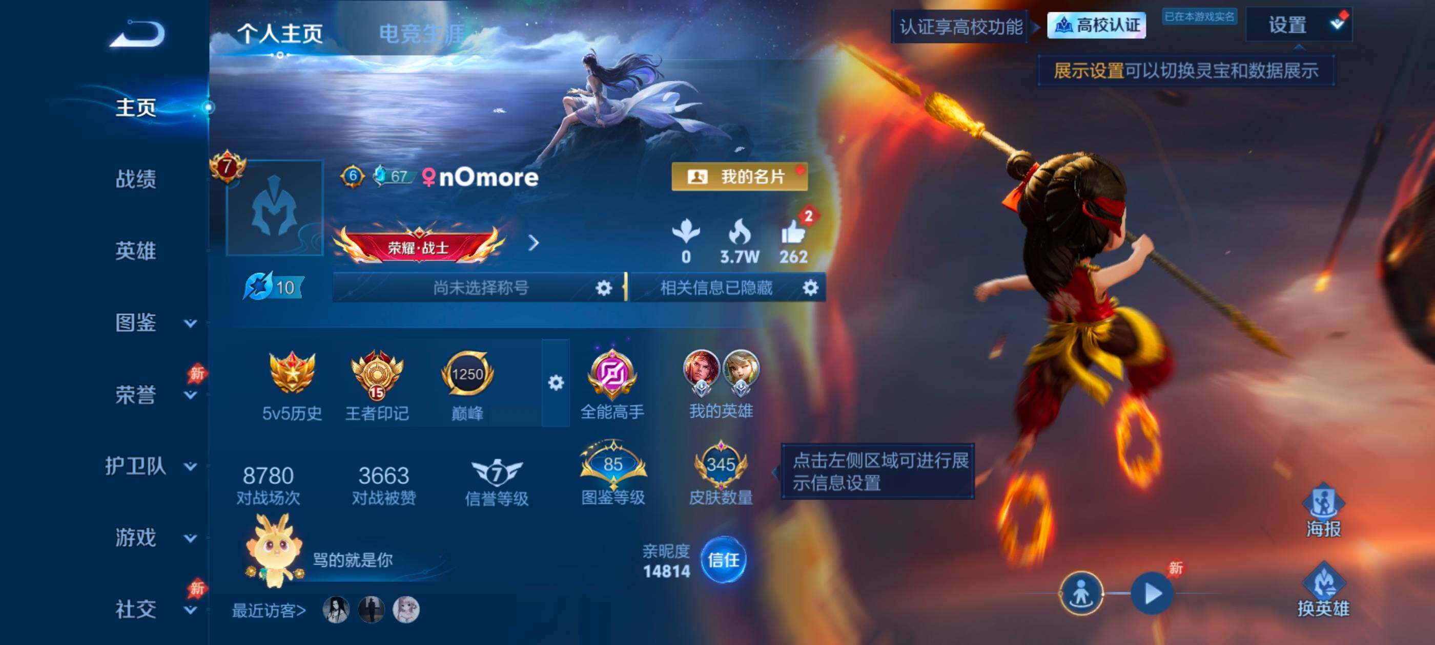 WZMMN4622658王者荣耀账号详情图9