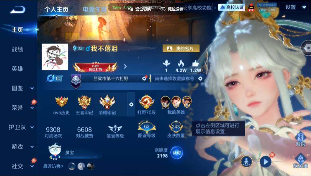 WZMMN4628426王者荣耀账号详情图3 WZMMN4628426王者荣耀账号详情图3