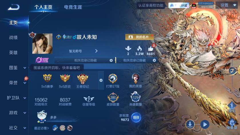 WZMMN4625637王者荣耀账号详情图9