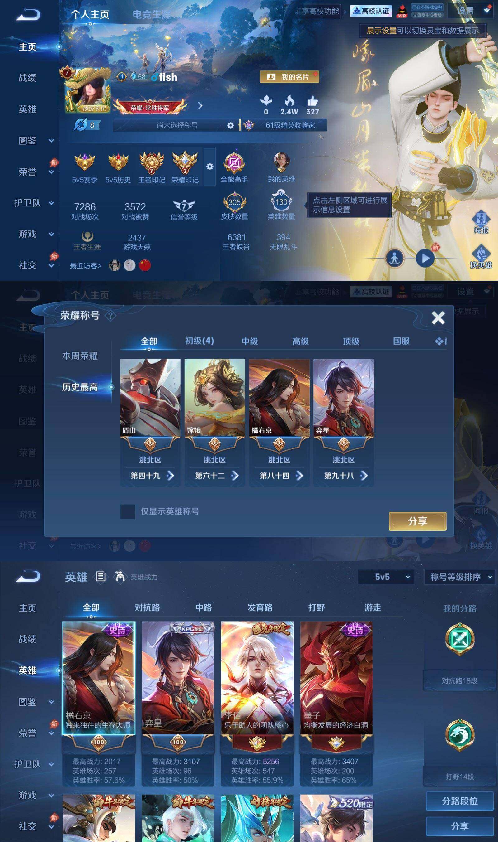 WZPX4624792王者荣耀账号详情图2 WZPX4624792王者荣耀账号详情图2