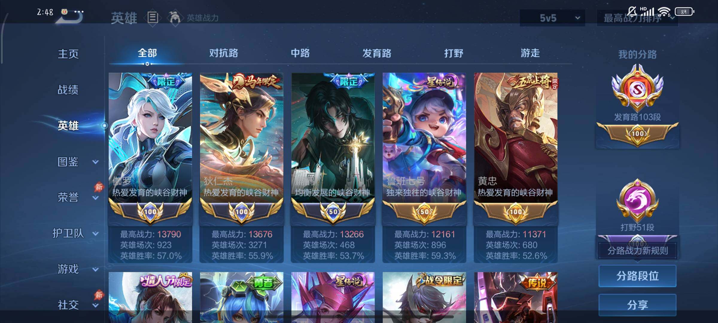 WZMMN4628634王者荣耀账号详情图6