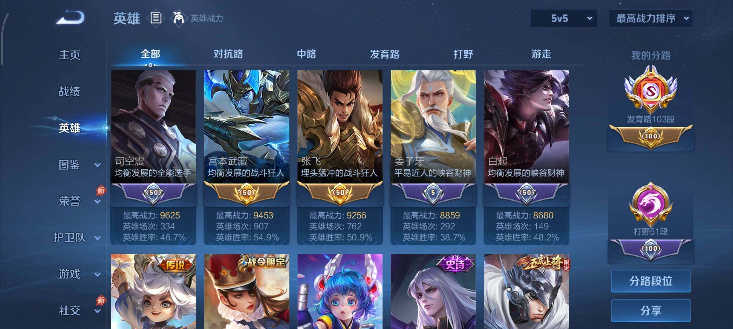 WZMMN4628634王者荣耀账号详情图8