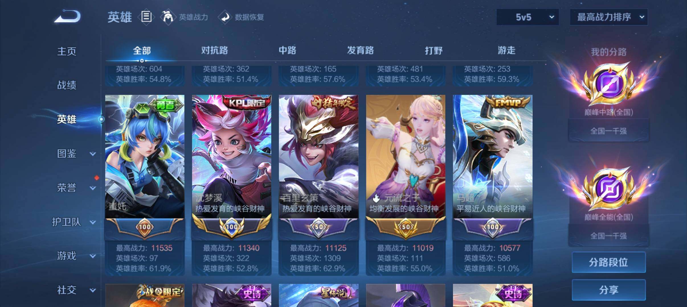 WZQM4640907王者荣耀账号详情图6