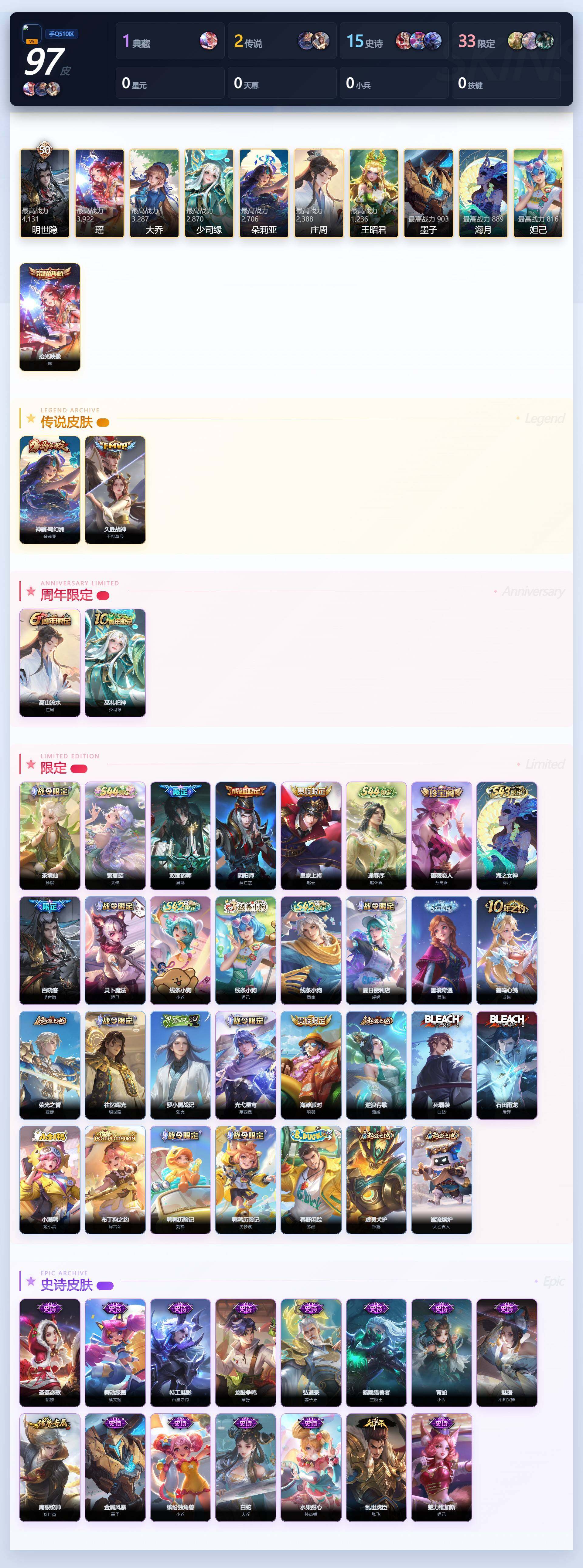 WZLX4651792王者荣耀账号详情图3 WZLX4651792王者荣耀账号详情图3