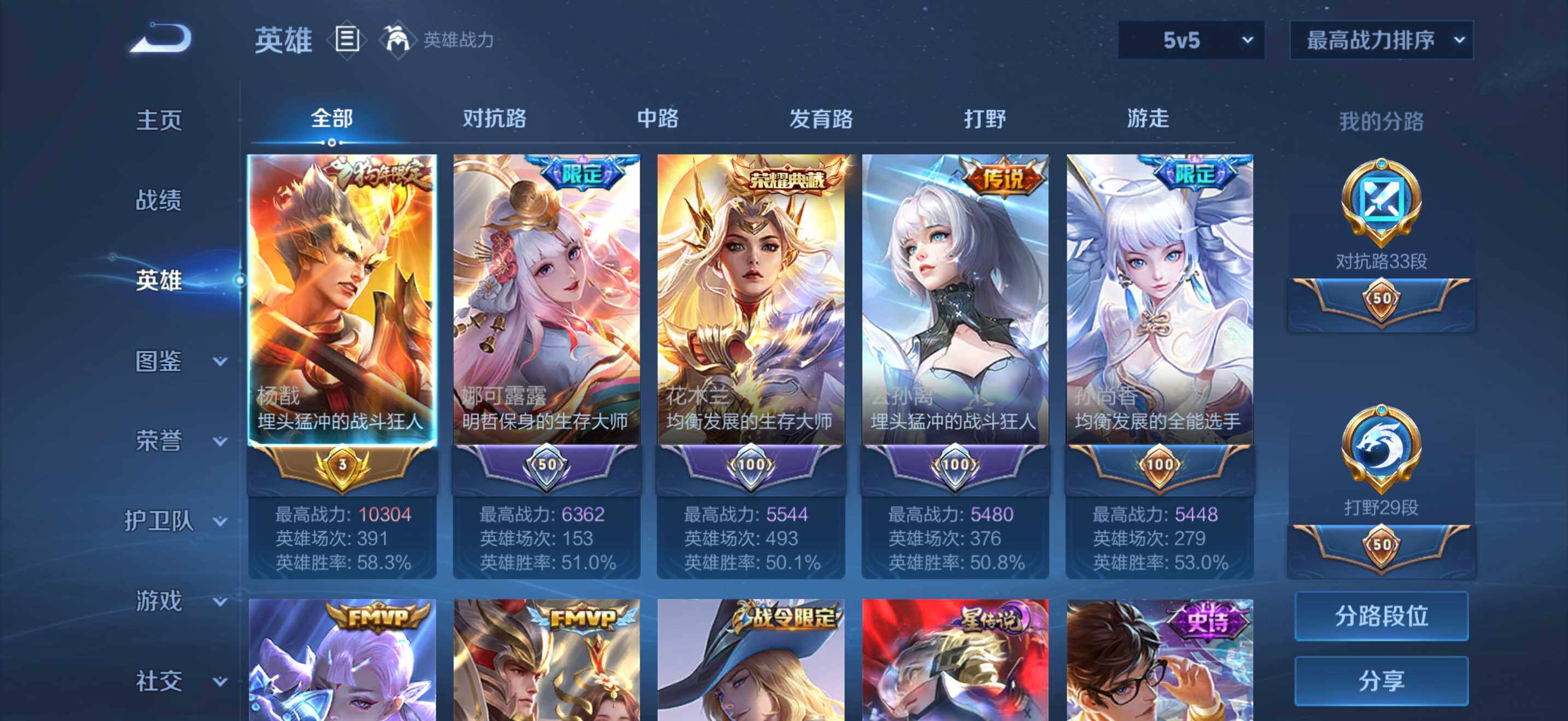 WZMMN4654596王者荣耀账号详情图7