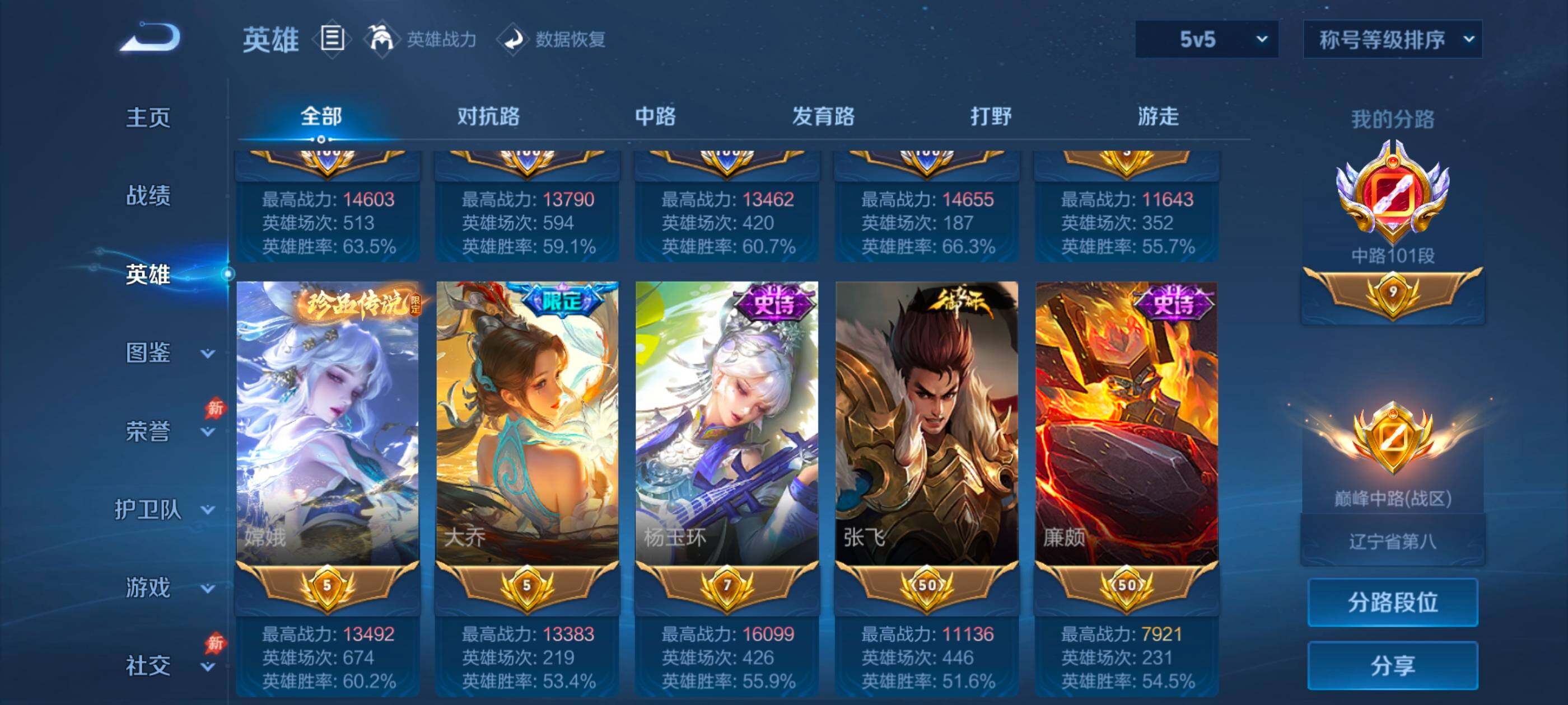 WZMMN4654910王者荣耀账号详情图16
