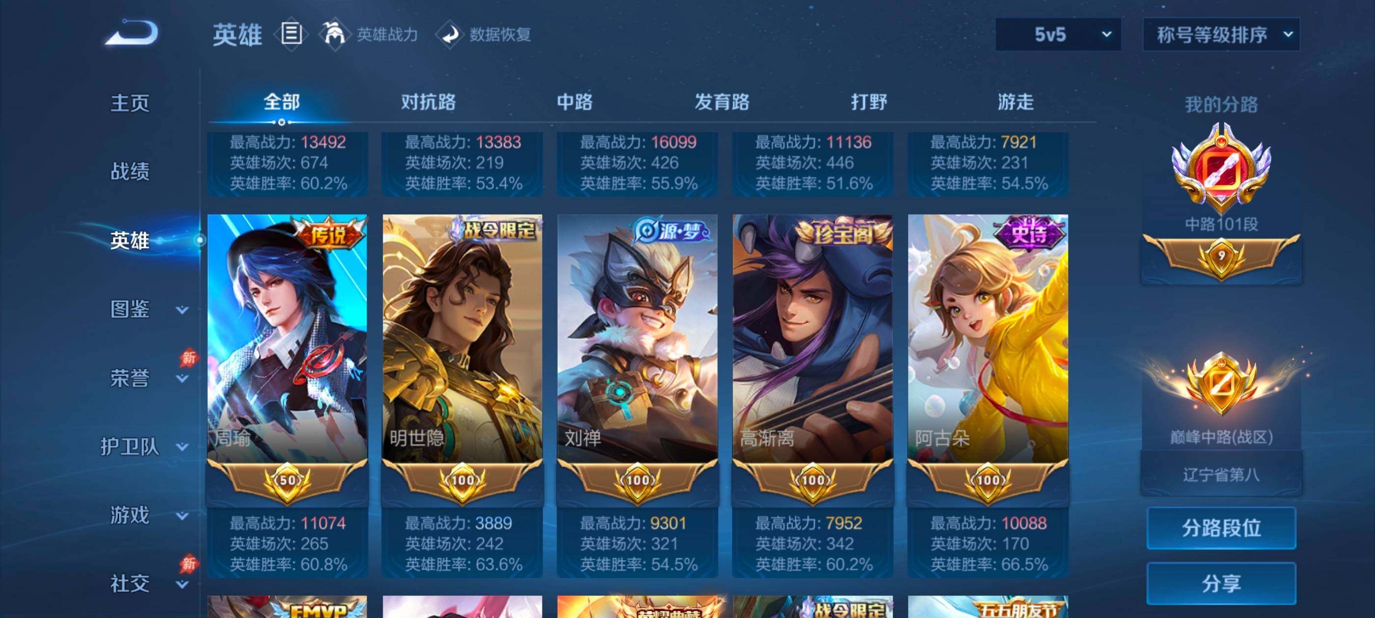 WZMMN4654910王者荣耀账号详情图17