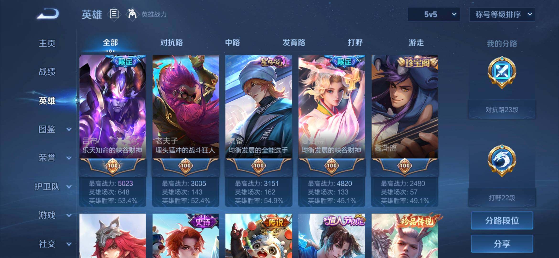 WZQM4678484王者荣耀账号详情图6 WZQM4678484王者荣耀账号详情图6