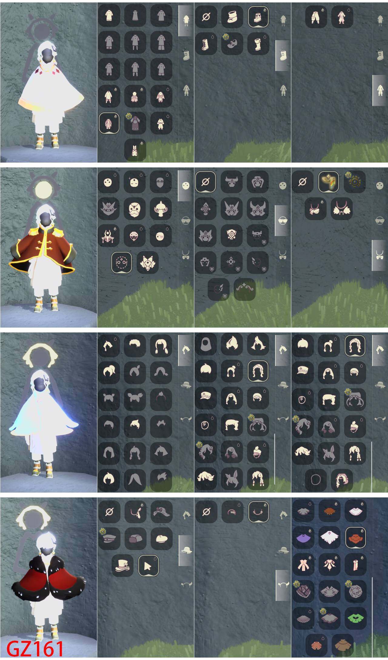 光遇账号iOS官服[28047240]特价出售彩染围巾斗篷辉光羚羊面具宝藏猎人礼包高音钢琴白金斗篷疯帽
 当前身高：2