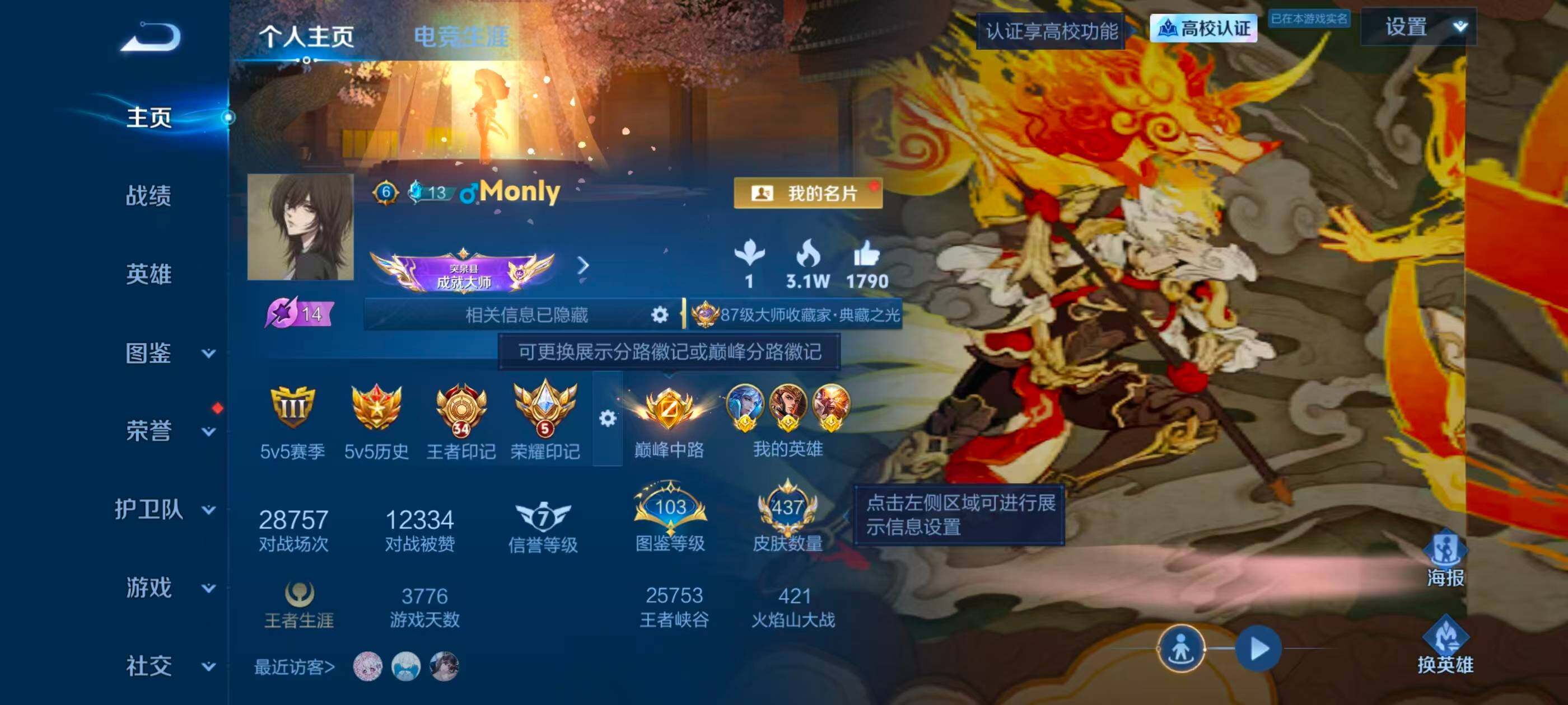 WZMMN4703040王者荣耀账号详情图10 WZMMN4703040王者荣耀账号详情图10