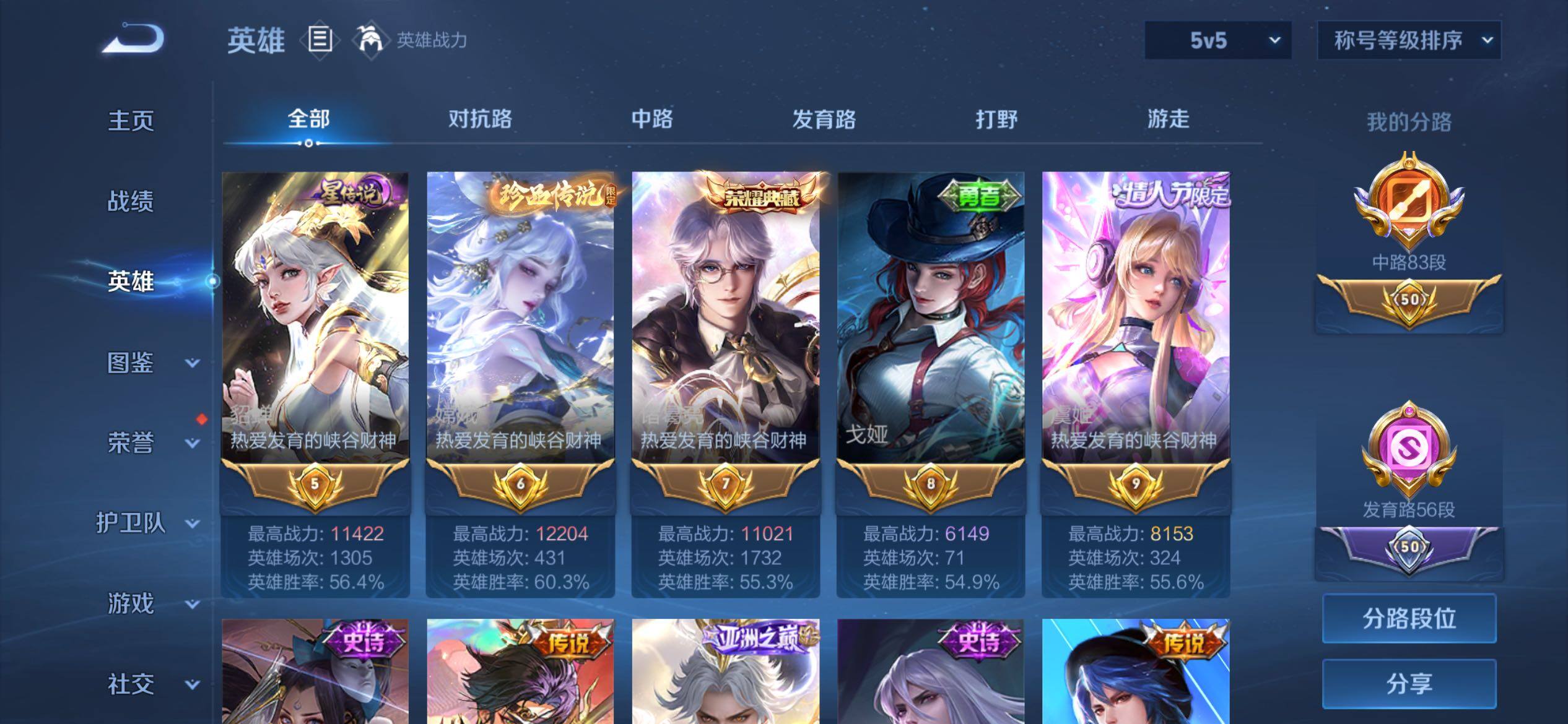 WZQM4694087王者荣耀账号详情图4
