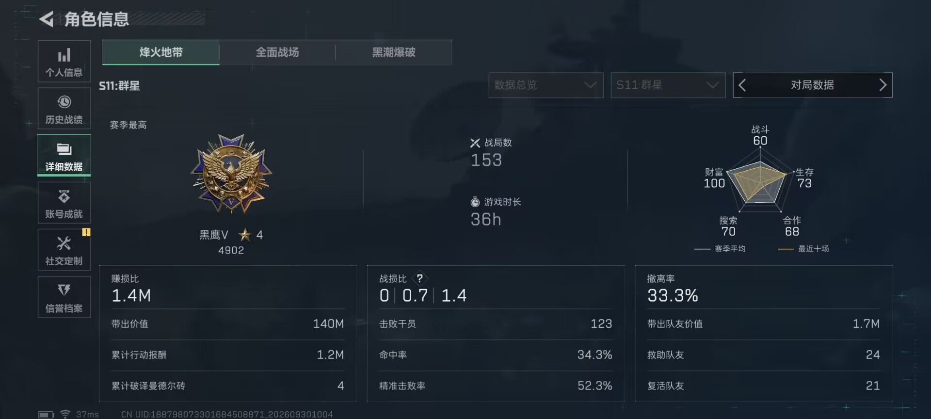 SJZEY4328330三角洲行动账号详情图11 SJZEY4328330三角洲行动账号详情图11