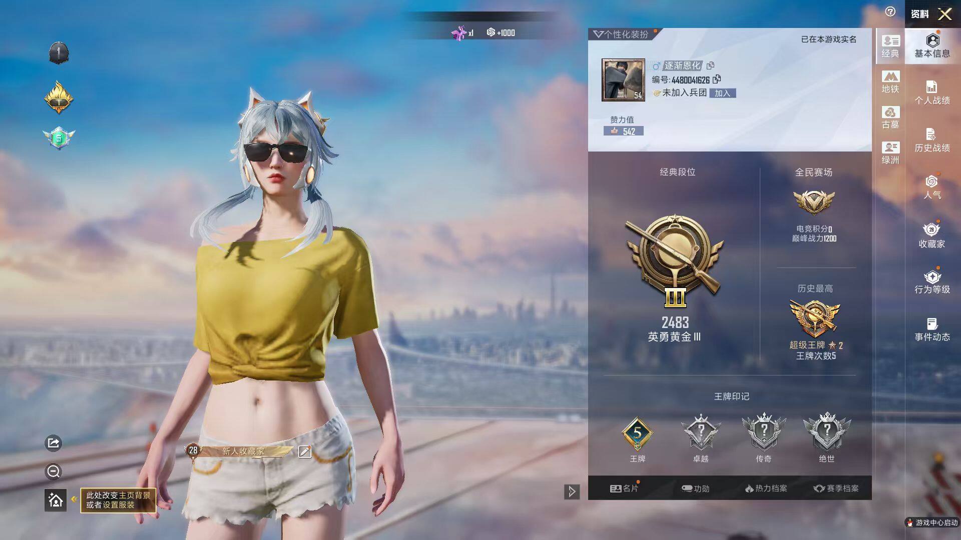 HPLE4409693和平精英账号详情图4