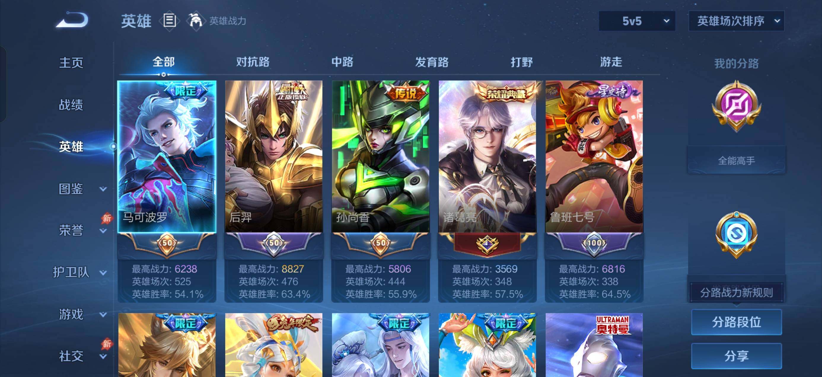 WZMMN4722231王者荣耀账号详情图3